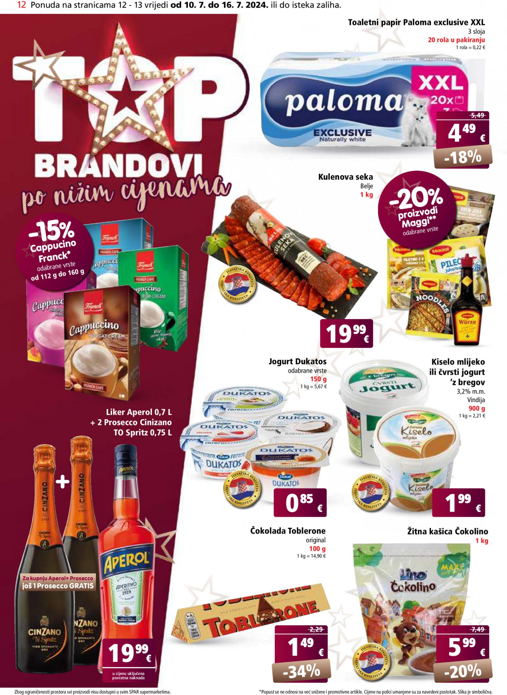 spar - Novi katalog SPAR 10.07. - 16.07. - page: 12