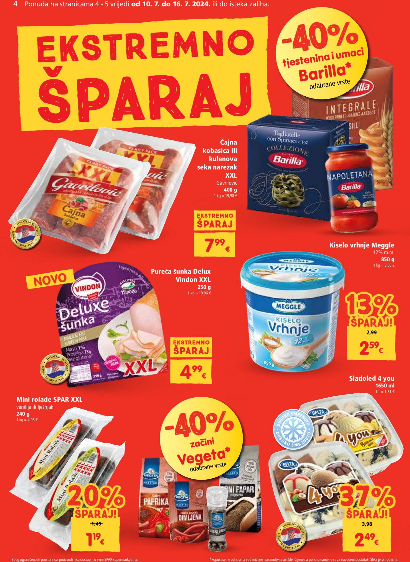 spar - Novi katalog SPAR 10.07. - 16.07. - page: 4