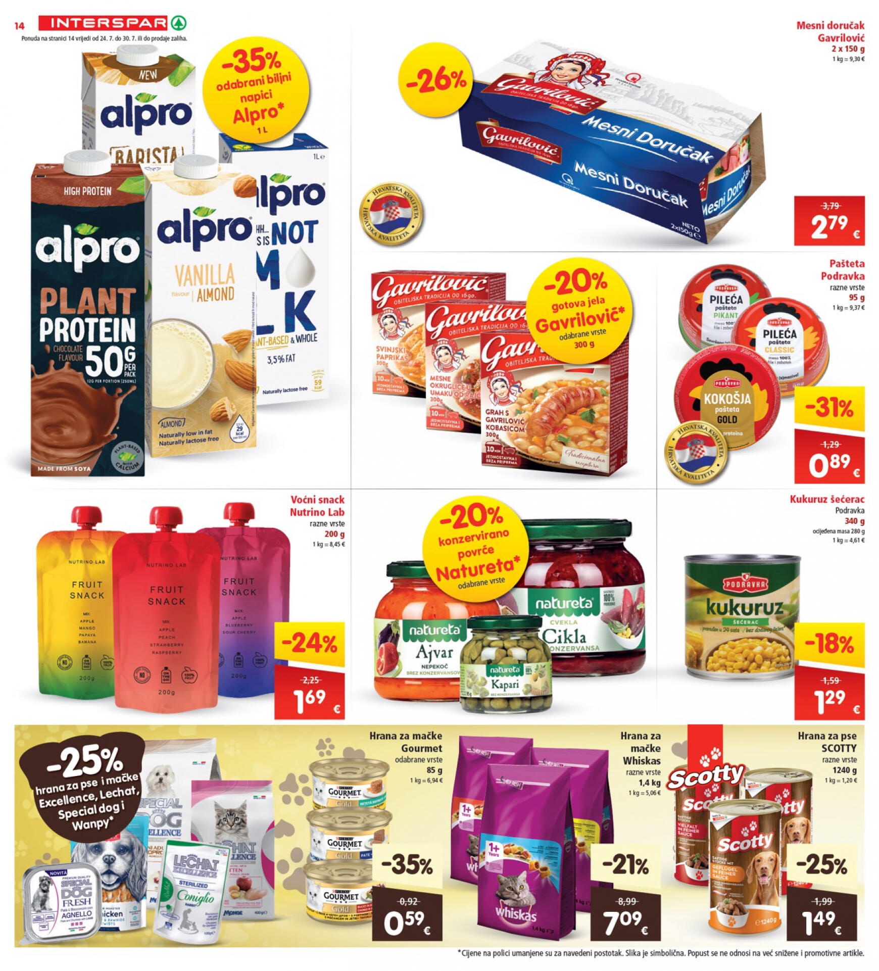 spar - Novi katalog INTERSPAR 24.07. - 30.07. - page: 14