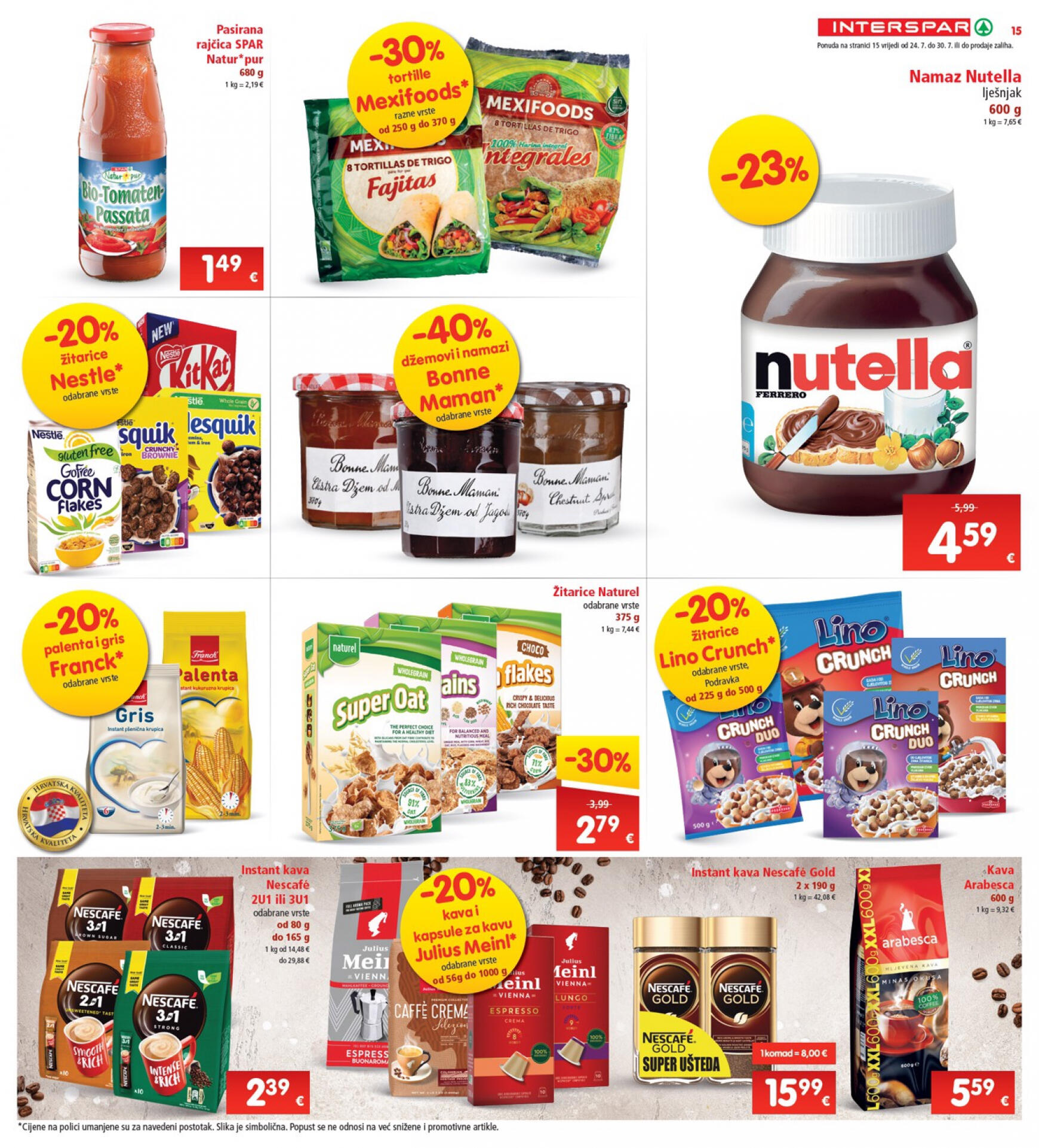 spar - Novi katalog INTERSPAR 24.07. - 30.07. - page: 15