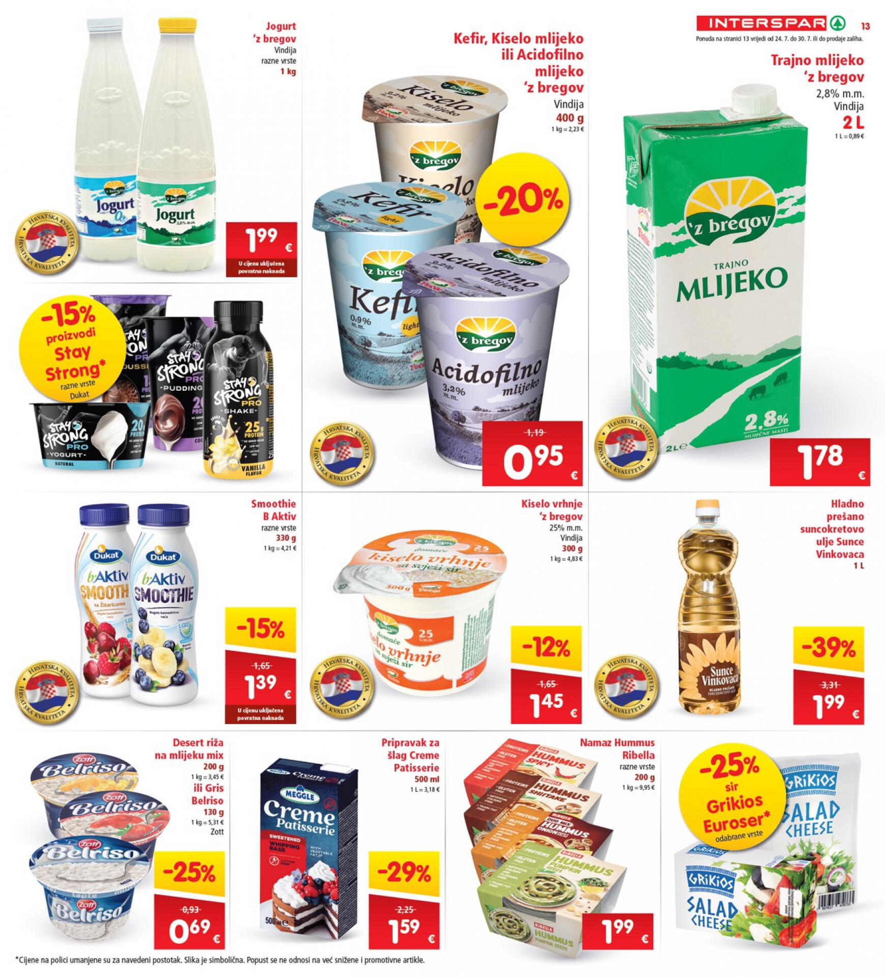 spar - Novi katalog INTERSPAR 24.07. - 30.07. - page: 13