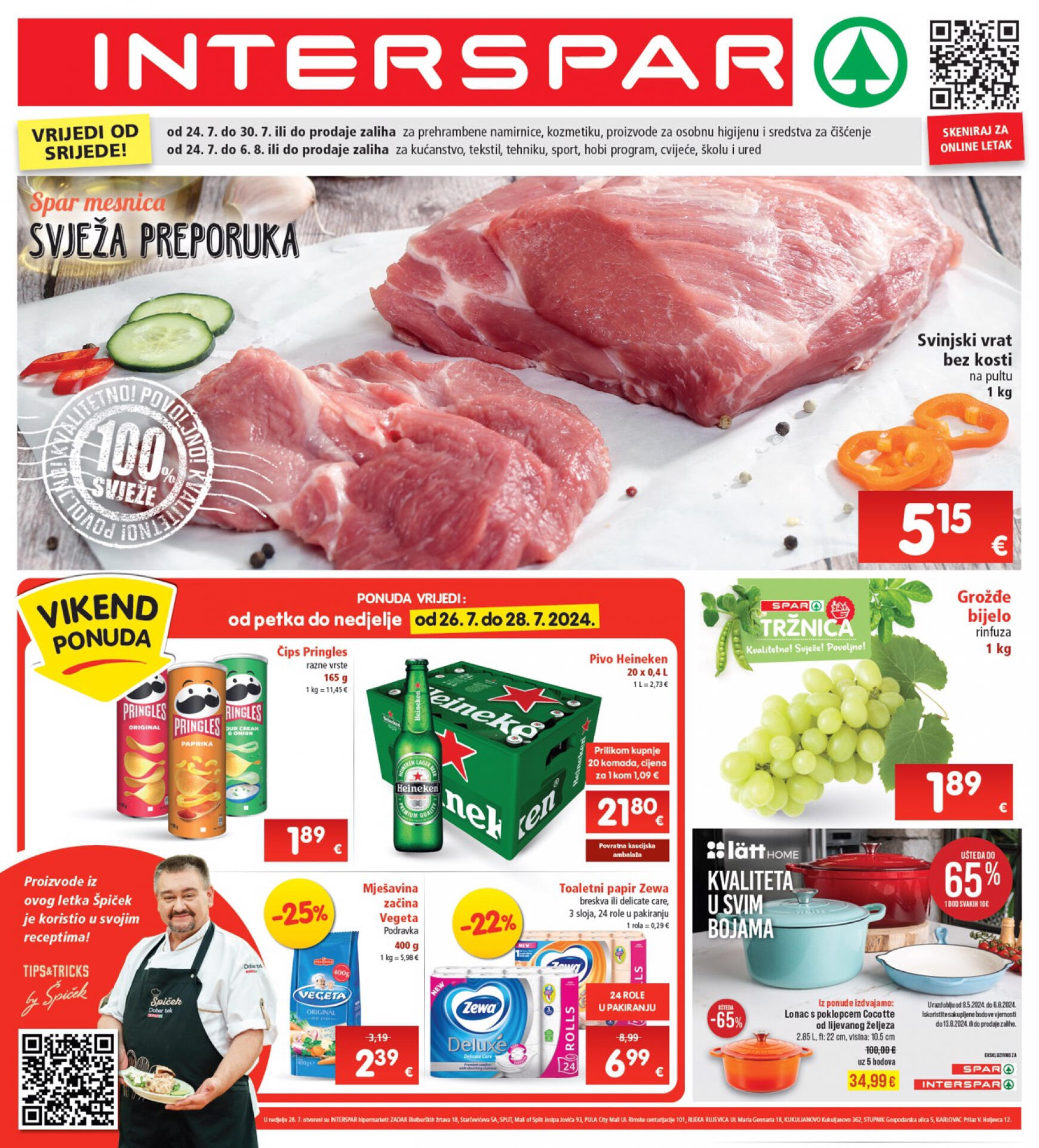 spar - Novi katalog INTERSPAR 24.07. - 30.07.