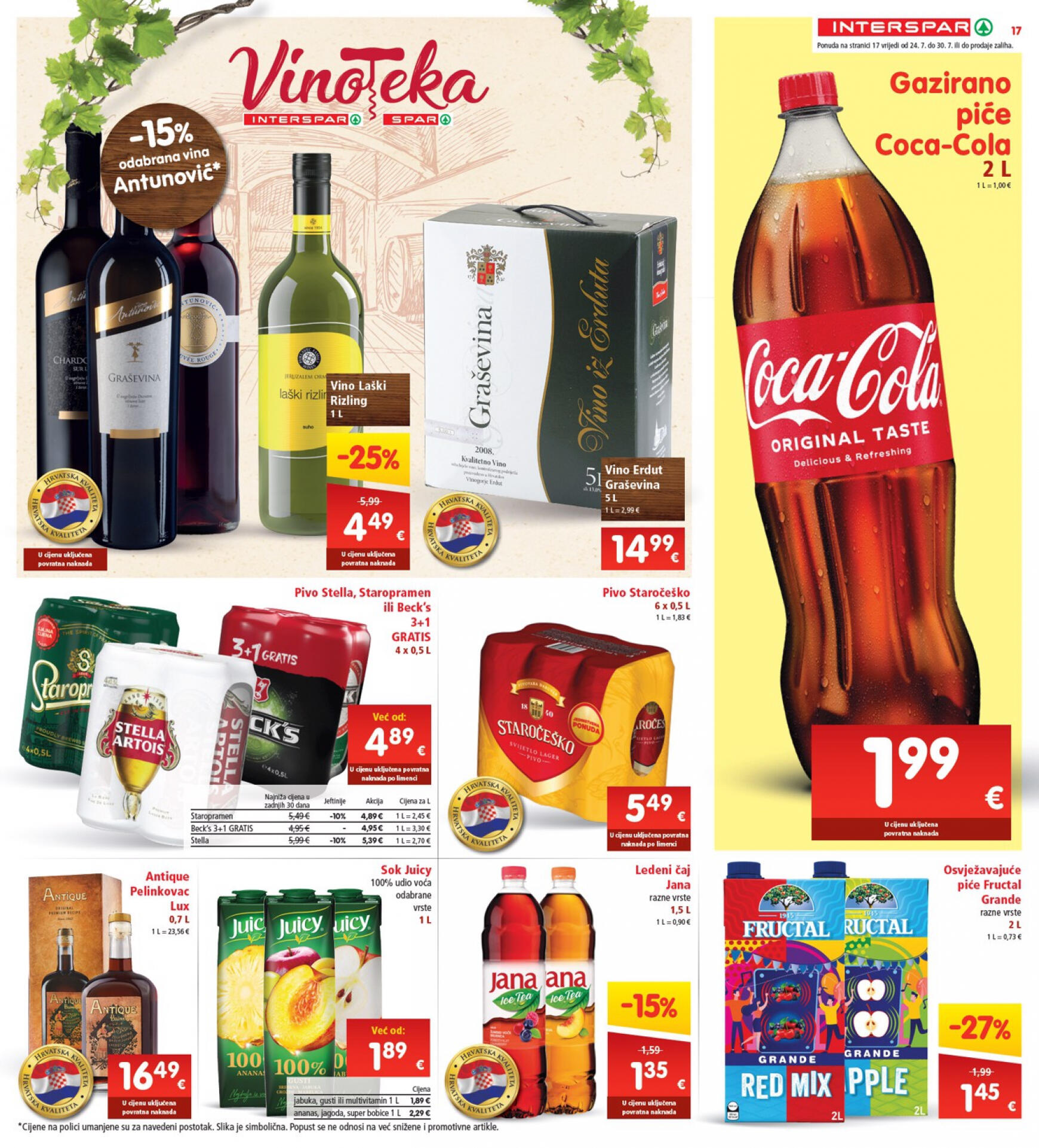 spar - Novi katalog INTERSPAR 24.07. - 30.07. - page: 17