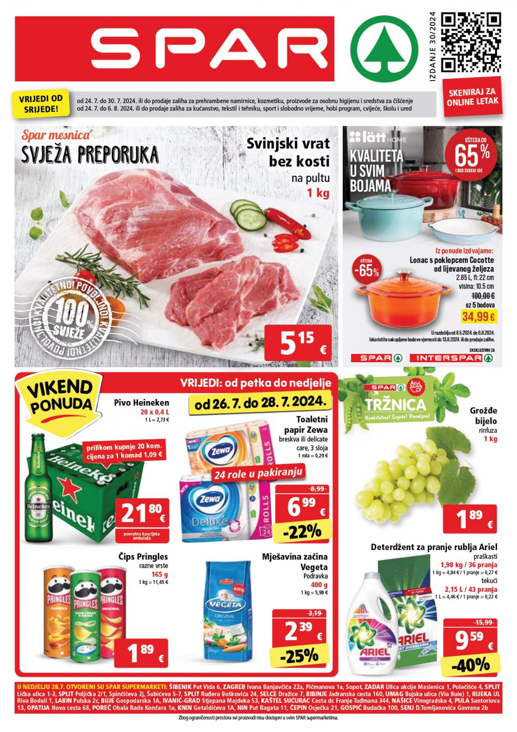 spar - Novi katalog SPAR 24.07. - 30.07. - page: 1