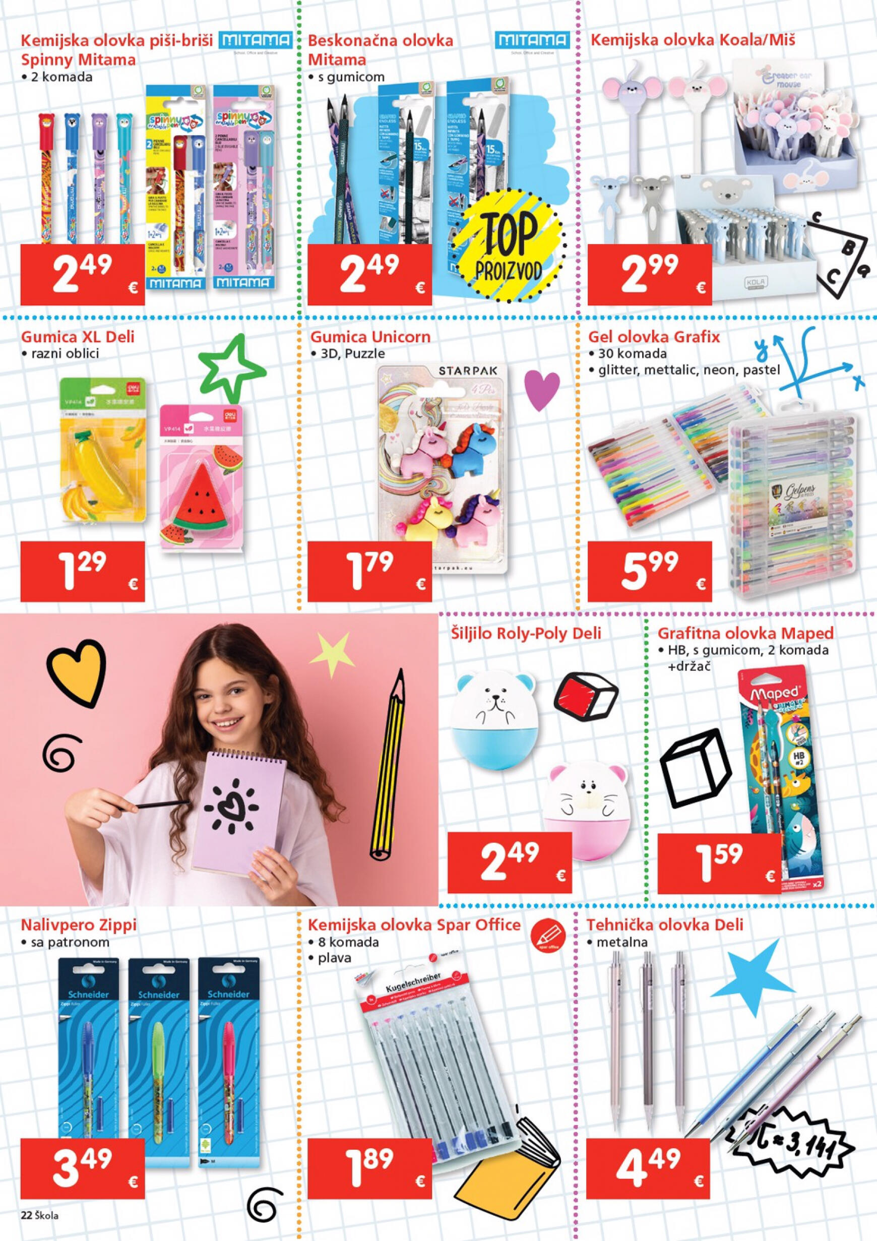 spar - Novi katalog INTERSPAR - Škola 24.07. - 17.09. - page: 22