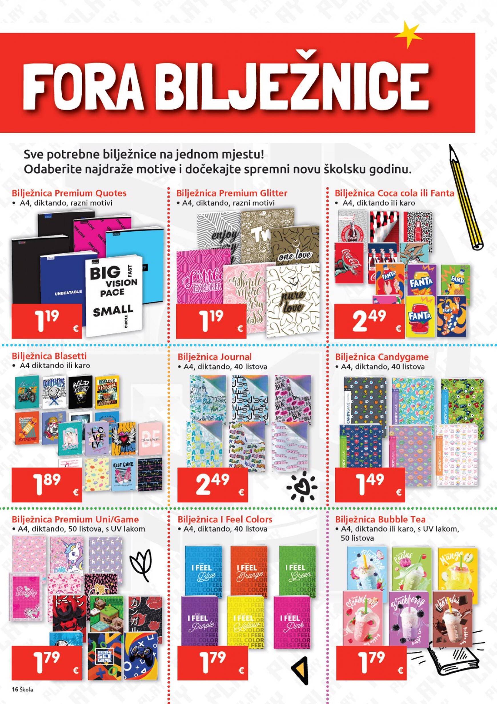 spar - Novi katalog INTERSPAR - Škola 24.07. - 17.09. - page: 16