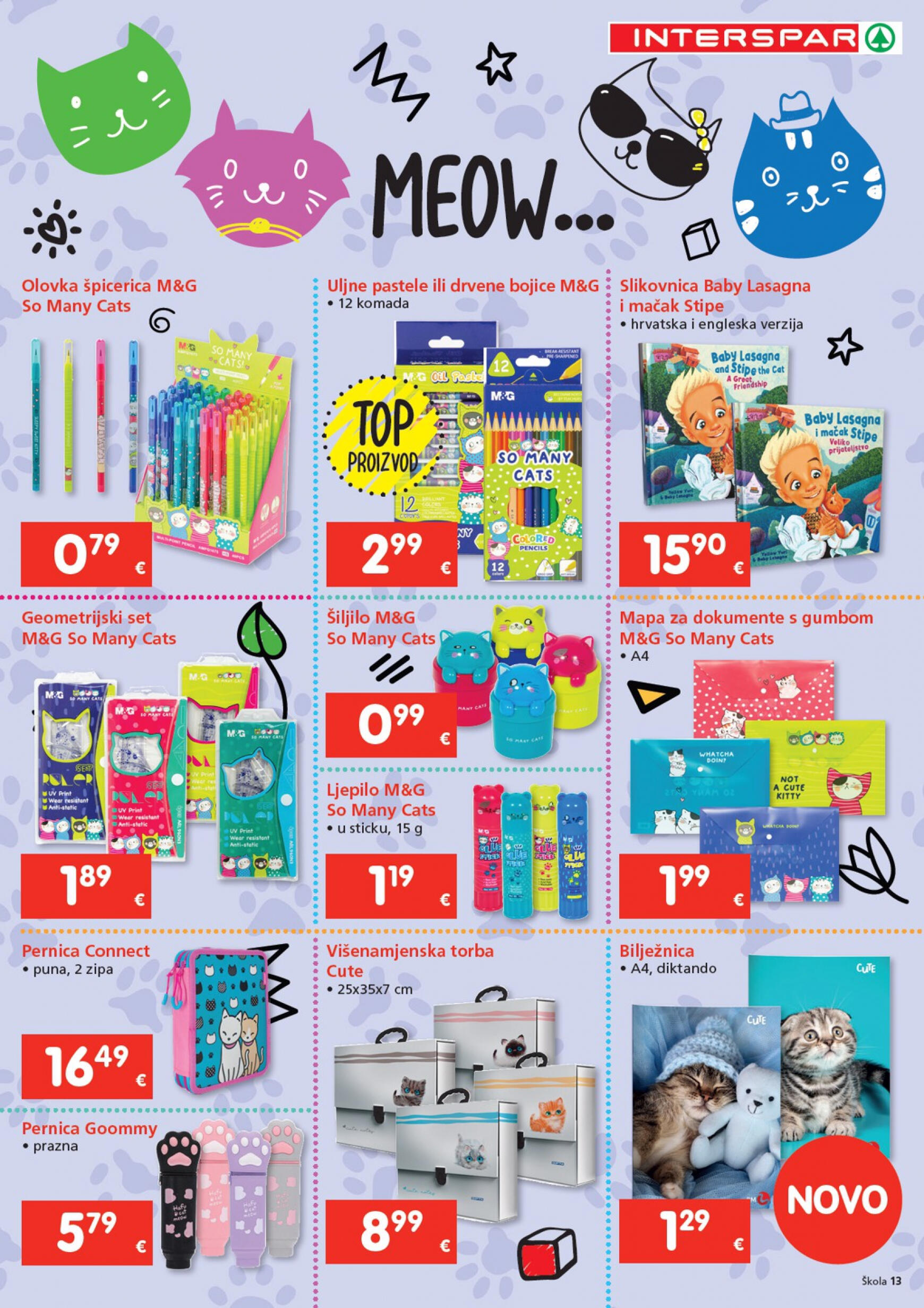 spar - Novi katalog INTERSPAR - Škola 24.07. - 17.09. - page: 13