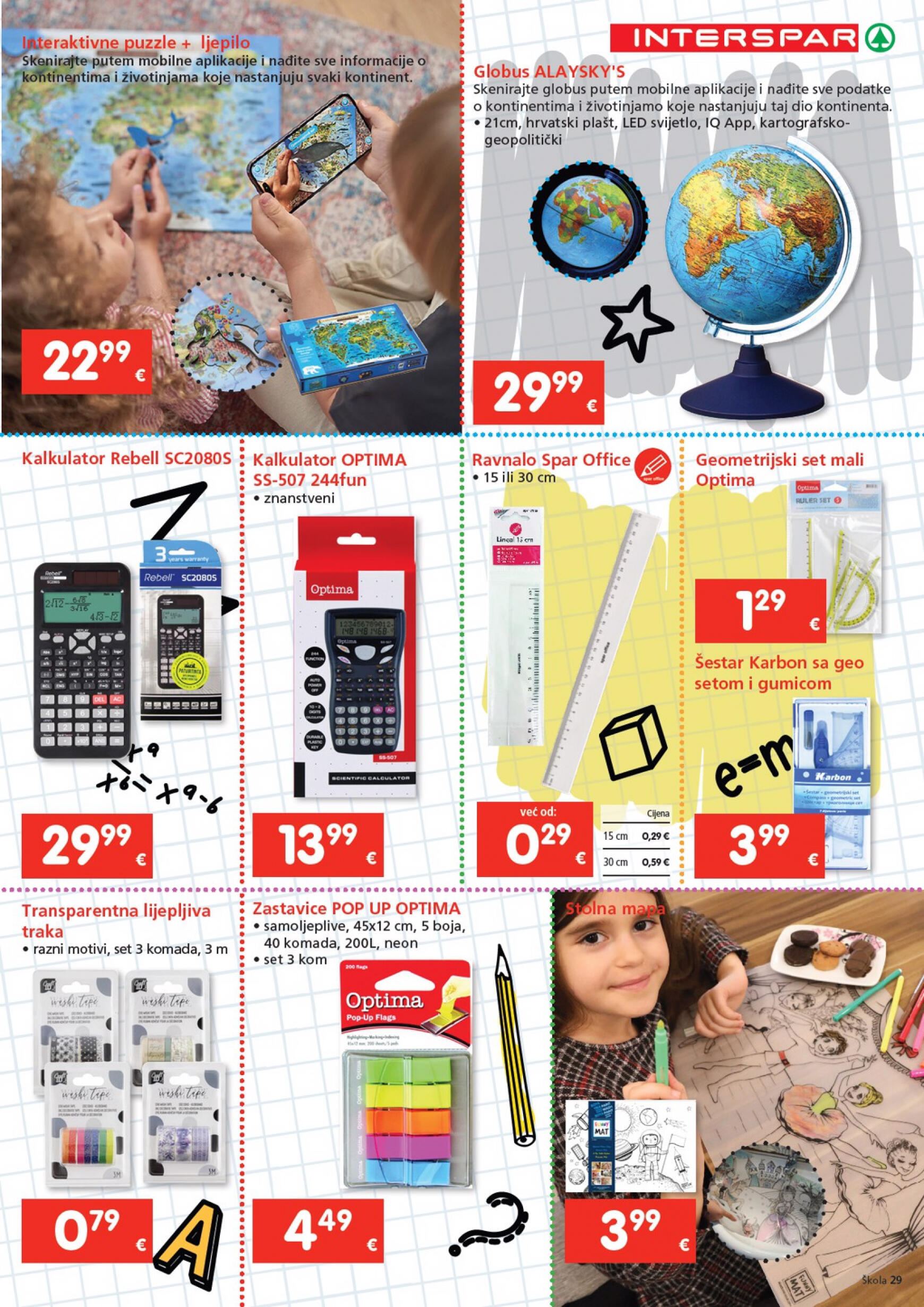 spar - Novi katalog INTERSPAR - Škola 24.07. - 17.09. - page: 29