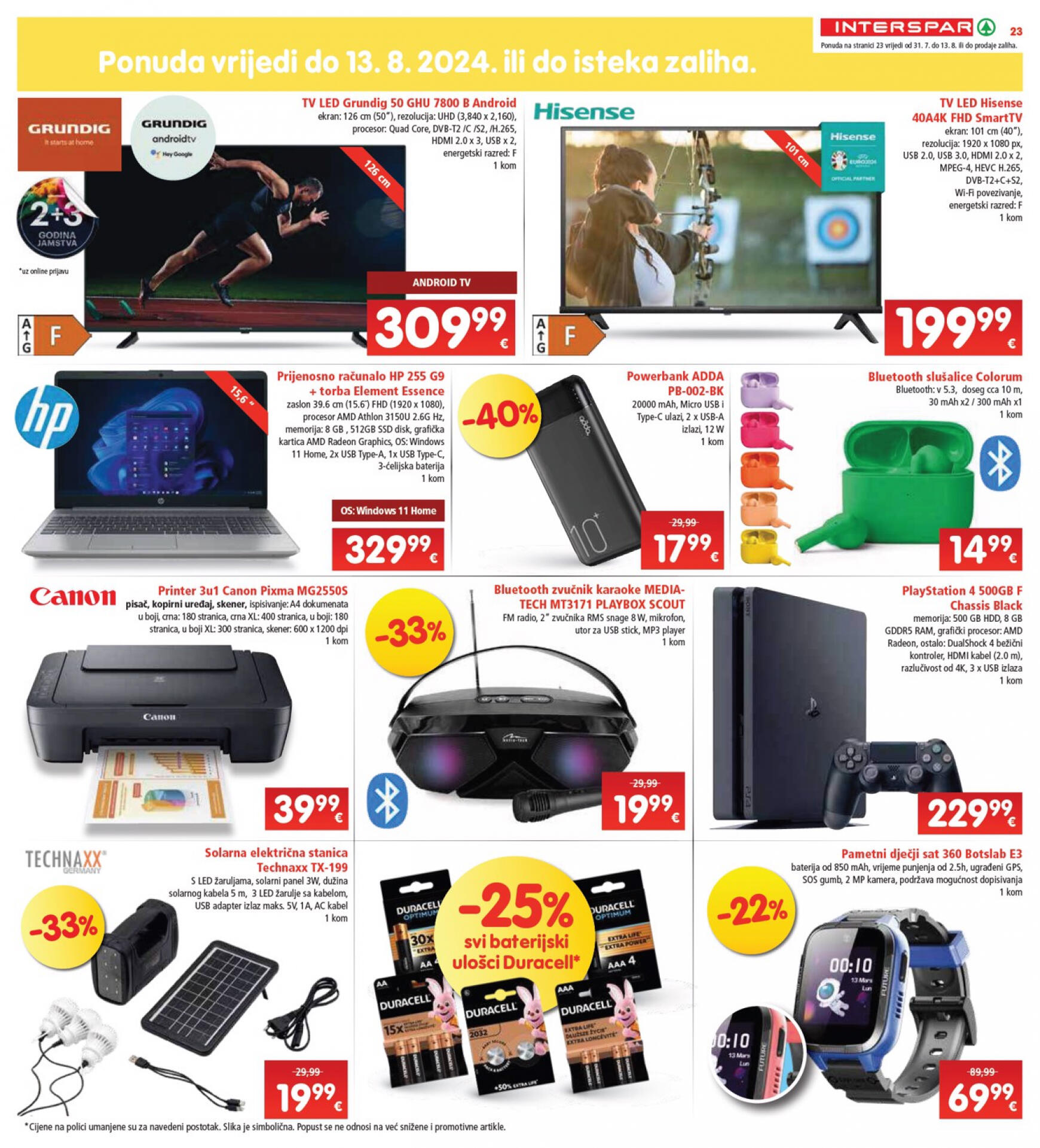 spar - Novi katalog INTERSPAR 31.07. - 06.08. - page: 23