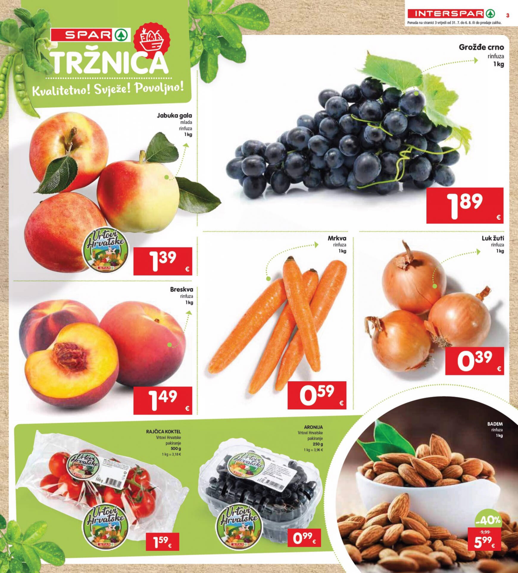 spar - Novi katalog INTERSPAR 31.07. - 06.08. - page: 3