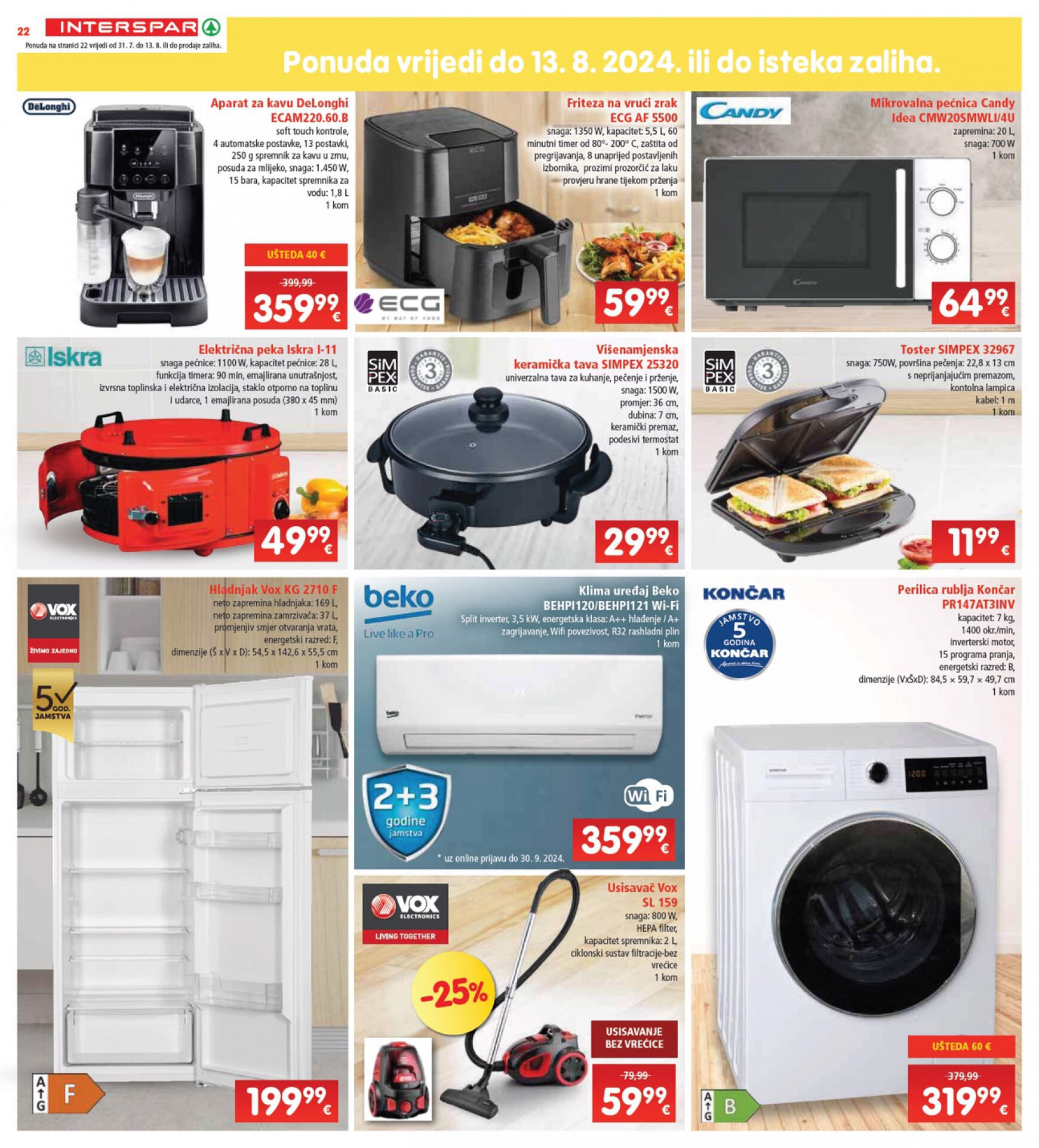 spar - Novi katalog INTERSPAR 31.07. - 06.08. - page: 22