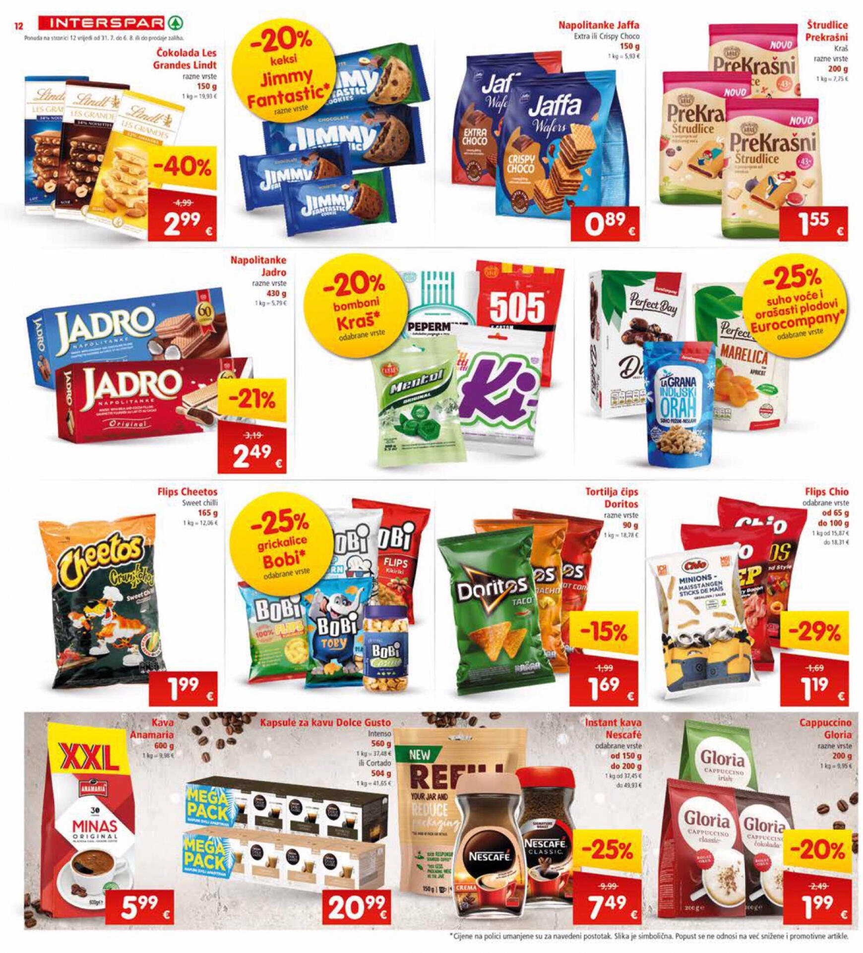 spar - Novi katalog INTERSPAR 31.07. - 06.08. - page: 12