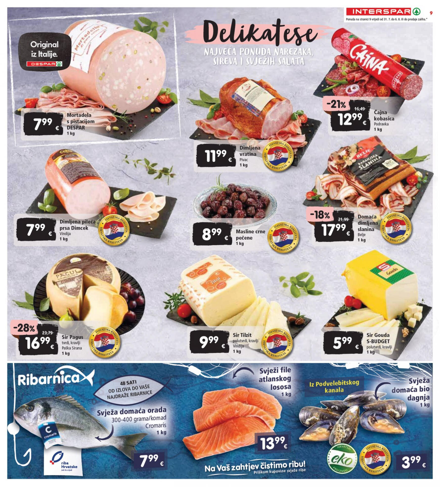 spar - Novi katalog INTERSPAR 31.07. - 06.08. - page: 9