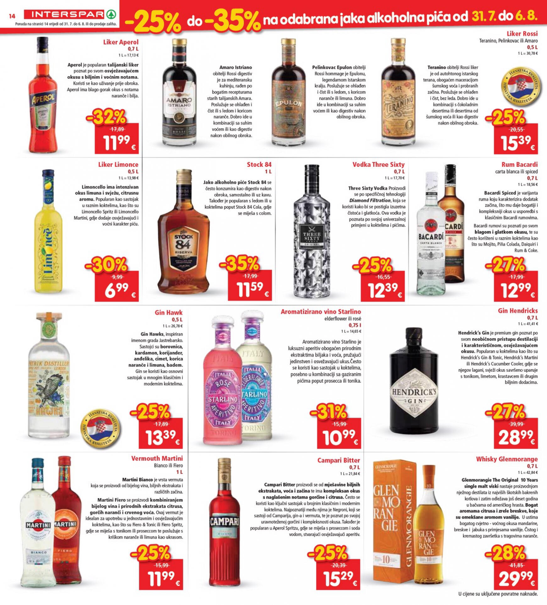 spar - Novi katalog INTERSPAR 31.07. - 06.08. - page: 14