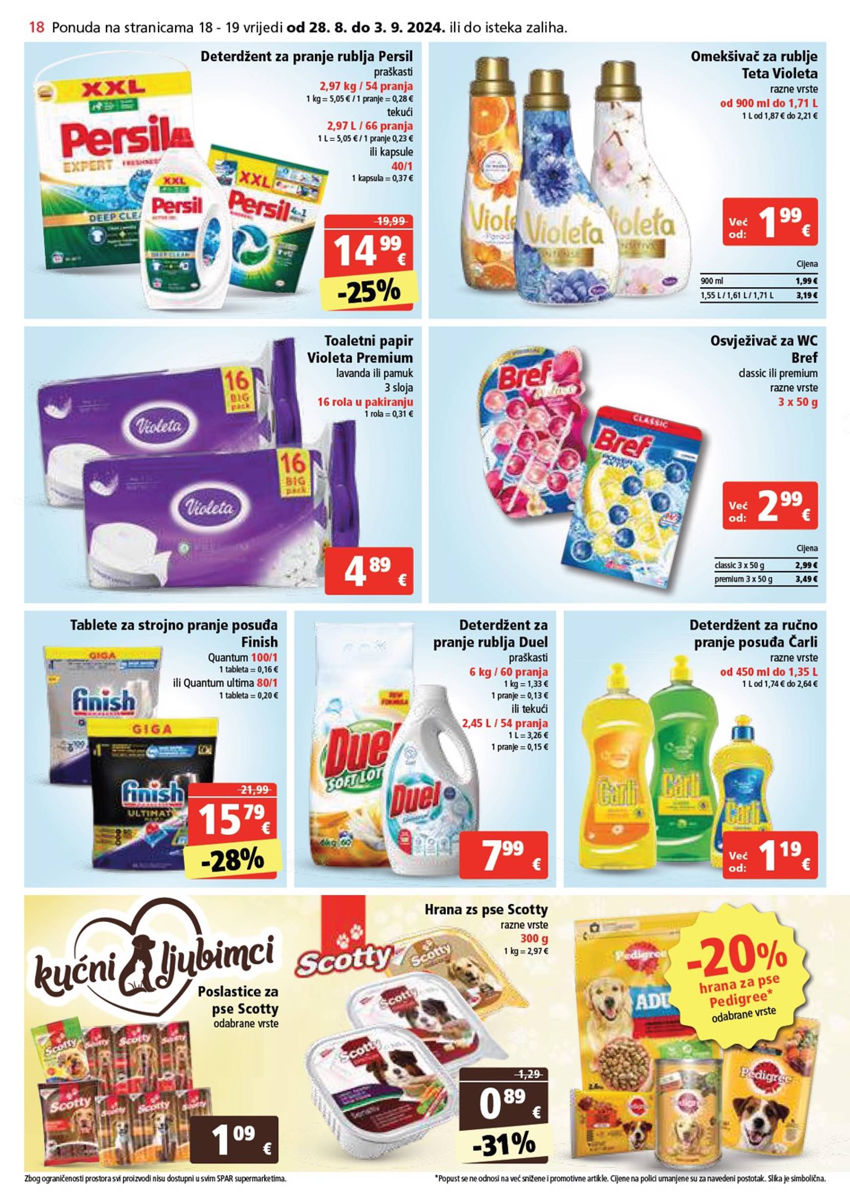 spar - Novi katalog SPAR 28.08. - 03.09. - page: 18