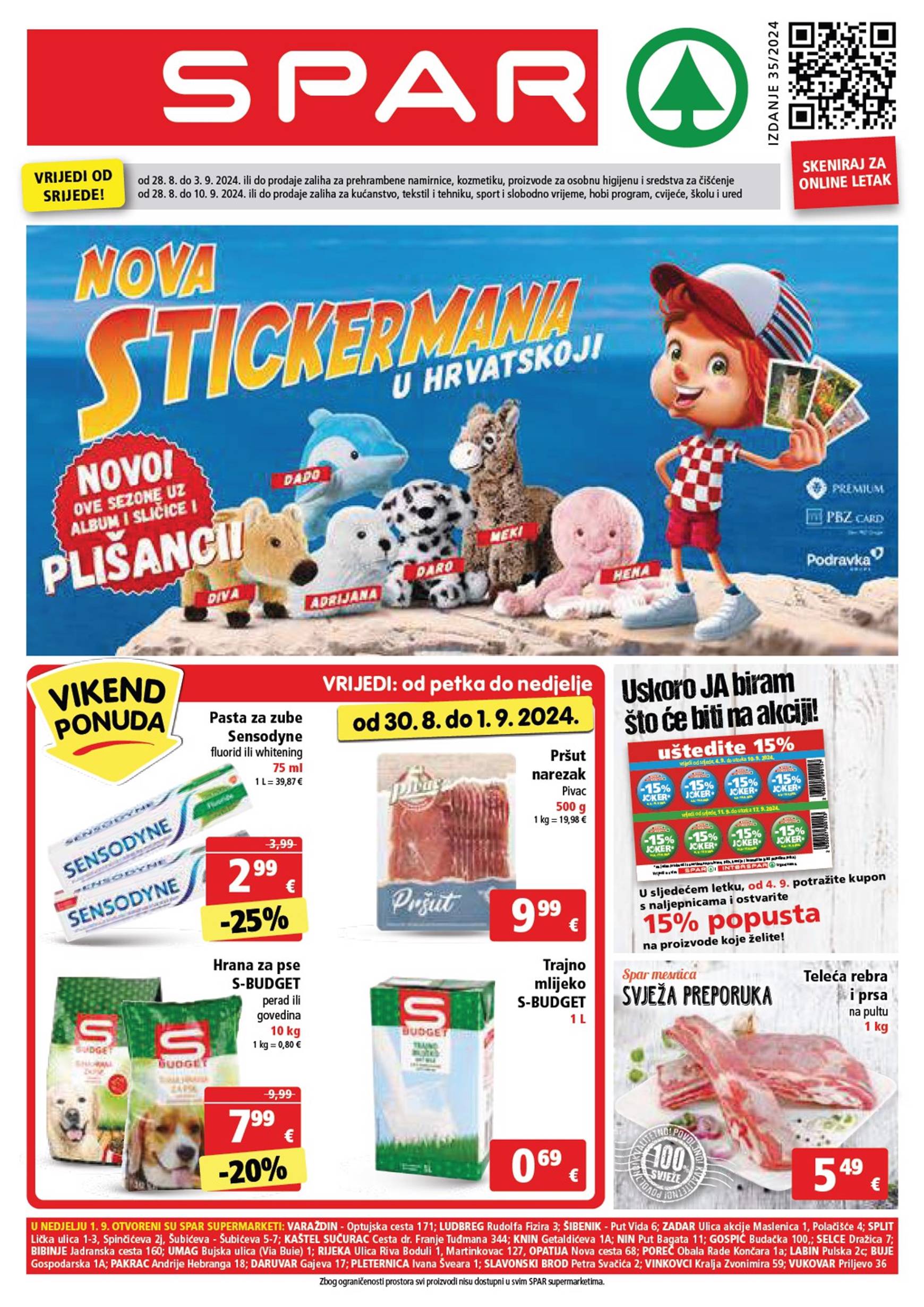 spar - Novi katalog SPAR 28.08. - 03.09.