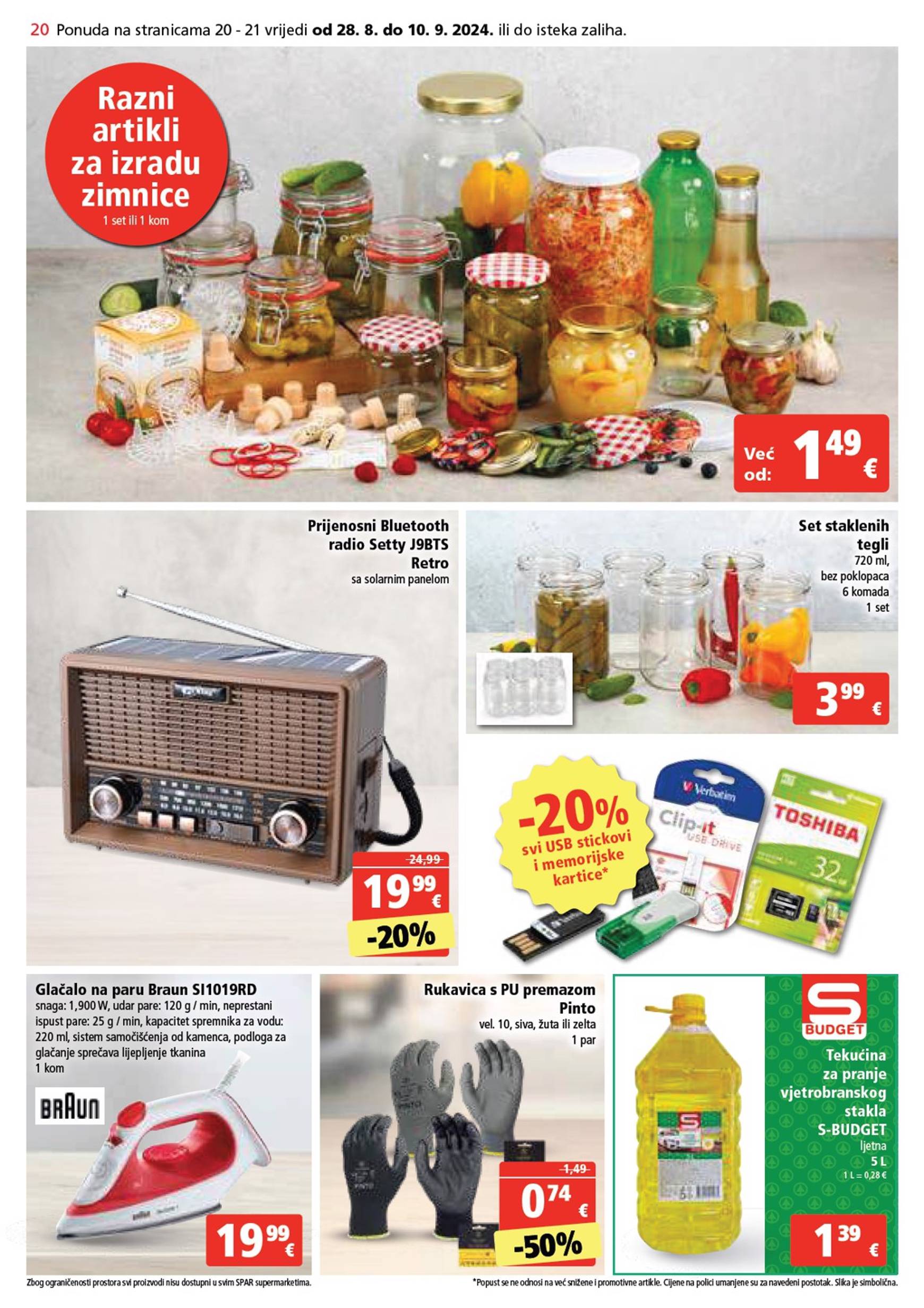 spar - Novi katalog SPAR 28.08. - 03.09. - page: 20