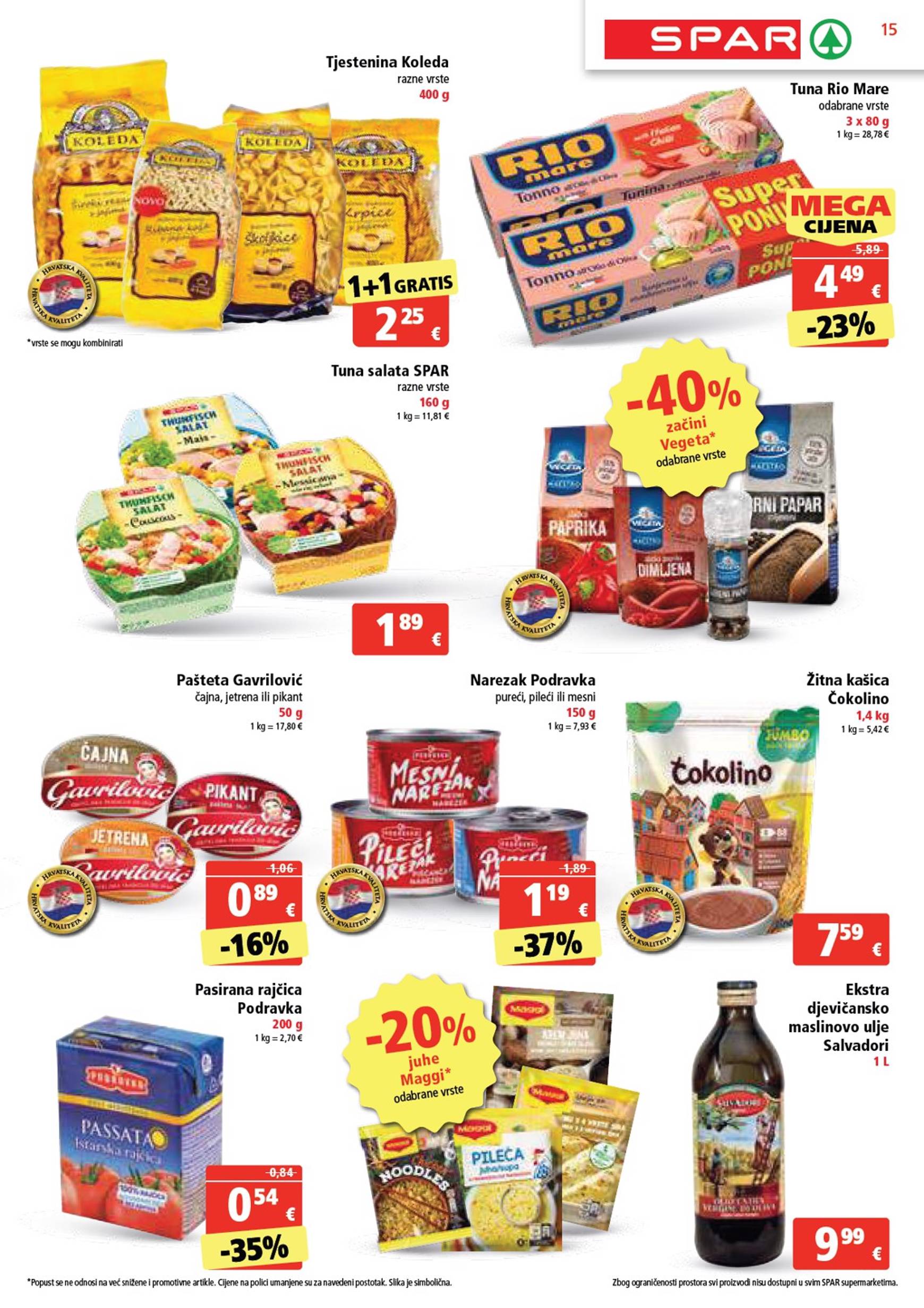 spar - Novi katalog SPAR 28.08. - 03.09. - page: 15