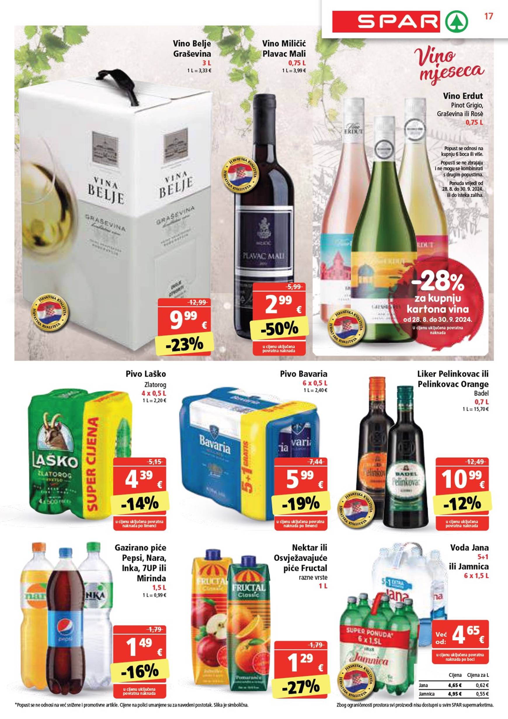 spar - Novi katalog SPAR 28.08. - 03.09. - page: 17