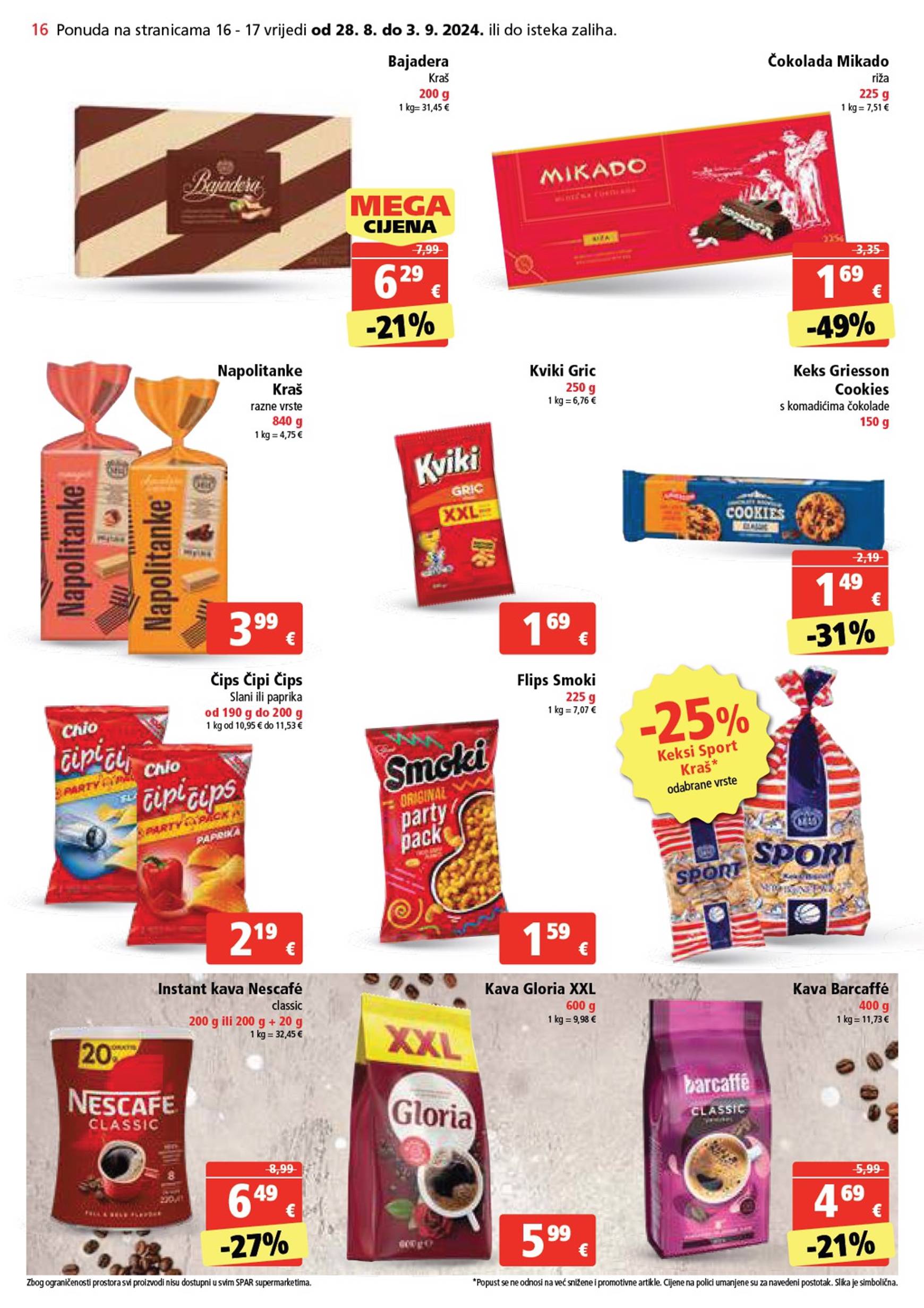 spar - Novi katalog SPAR 28.08. - 03.09. - page: 16