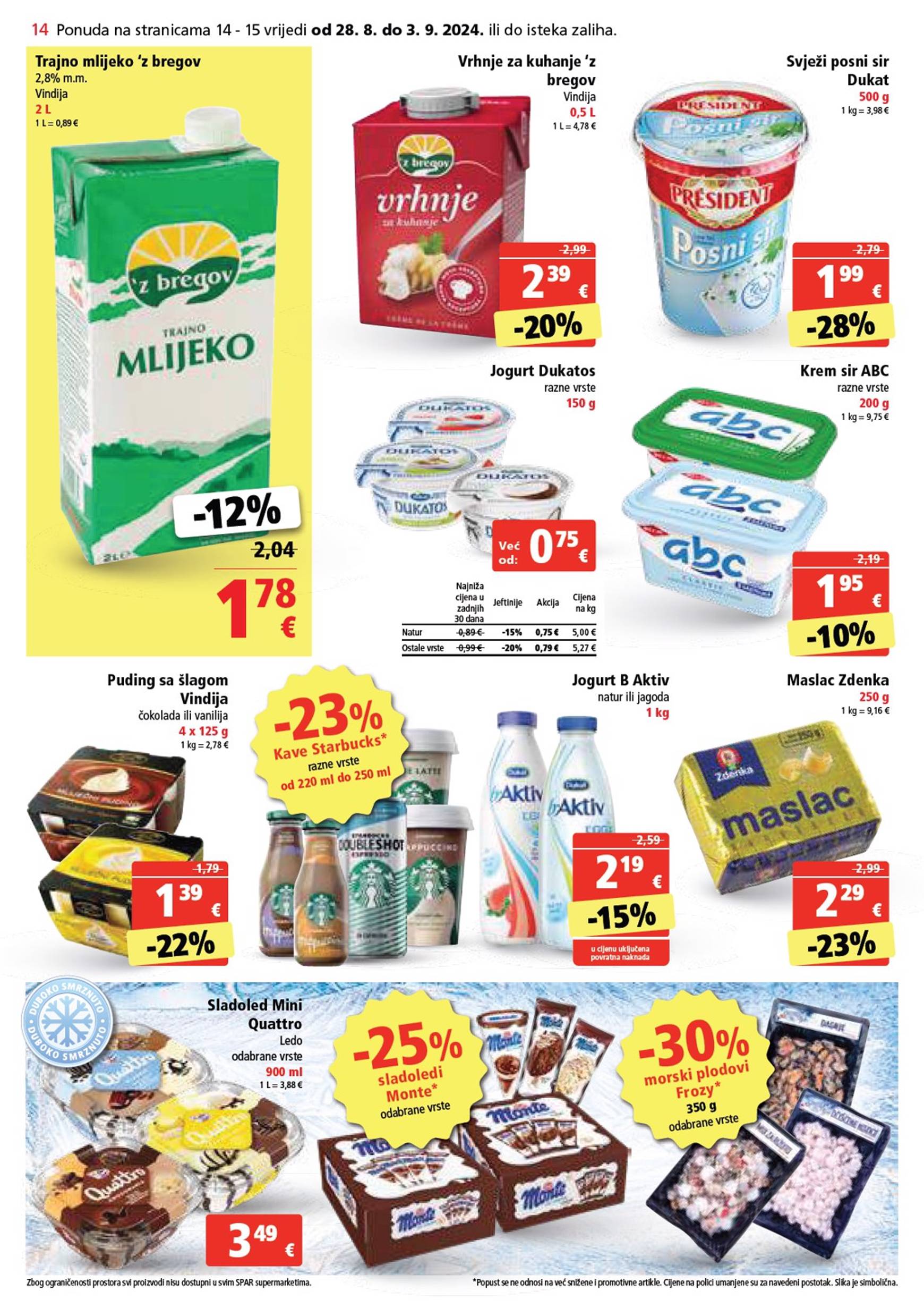 spar - Novi katalog SPAR 28.08. - 03.09. - page: 14