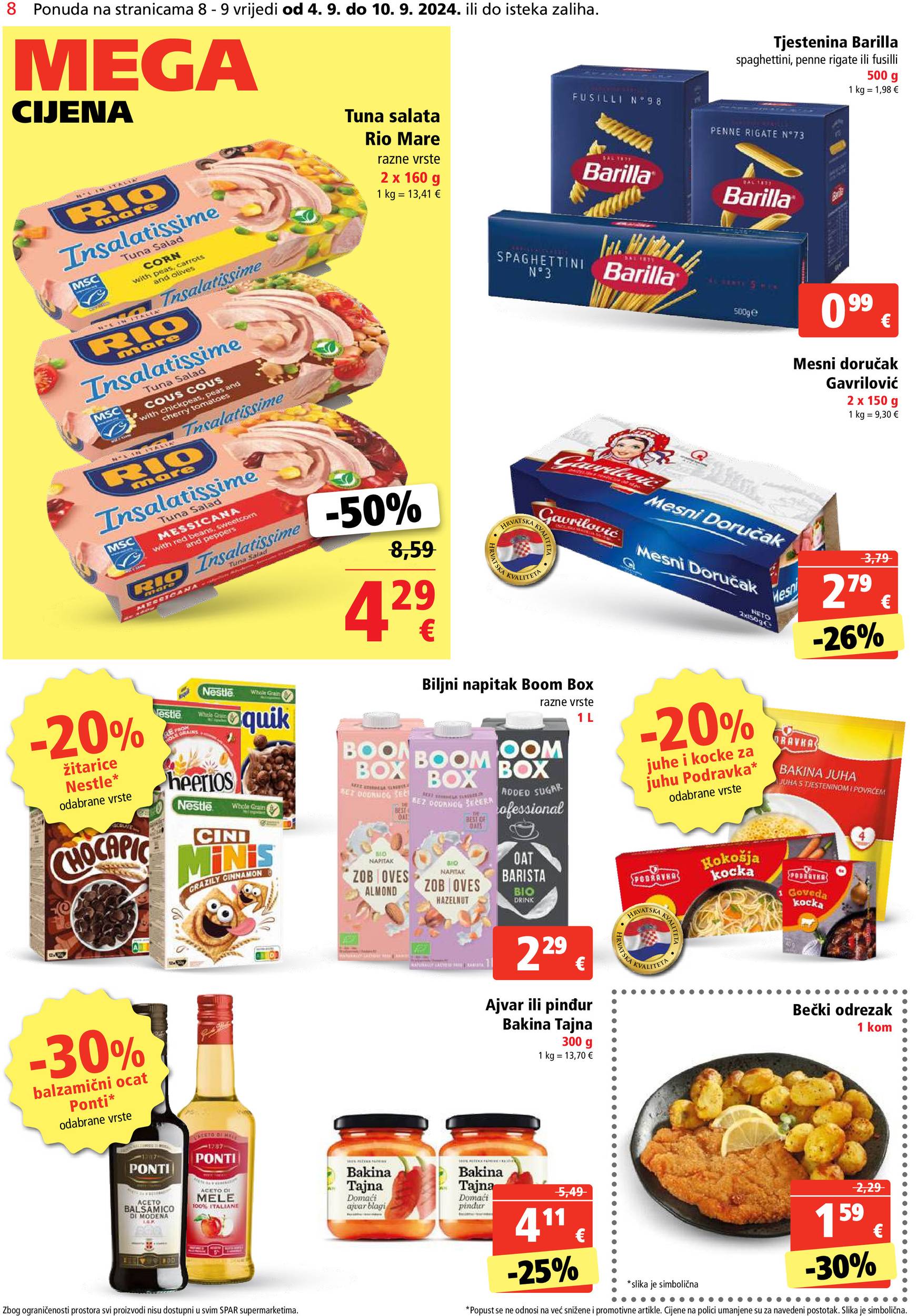 spar - Novi katalog SPAR 04.09. - 10.09. - page: 8