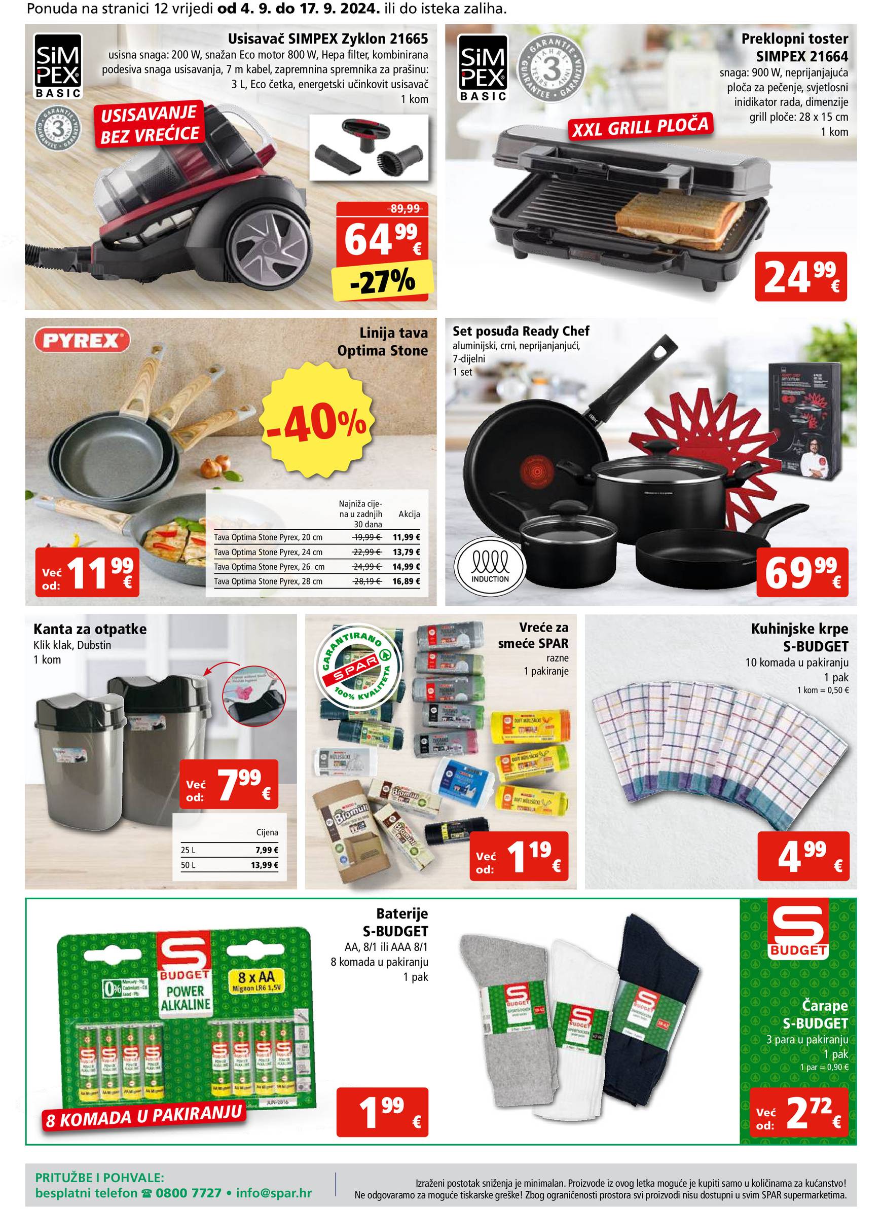 spar - Novi katalog SPAR 04.09. - 10.09. - page: 12