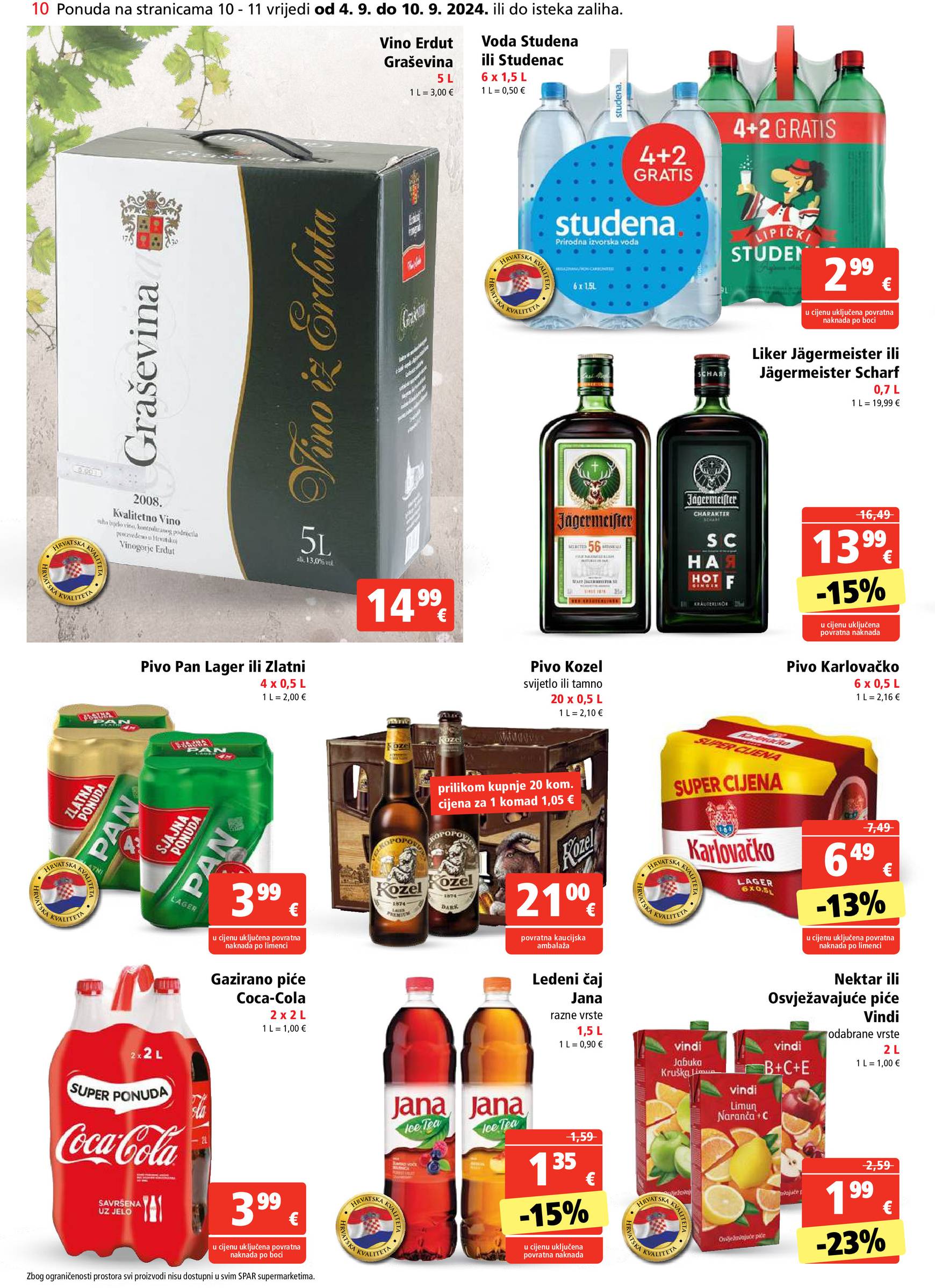 spar - Novi katalog SPAR 04.09. - 10.09. - page: 10