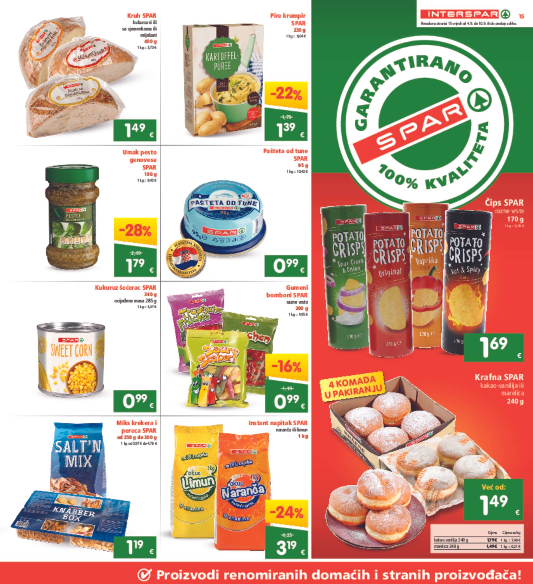 spar - Novi katalog INTERSPAR 04.09. - 10.09. - page: 15