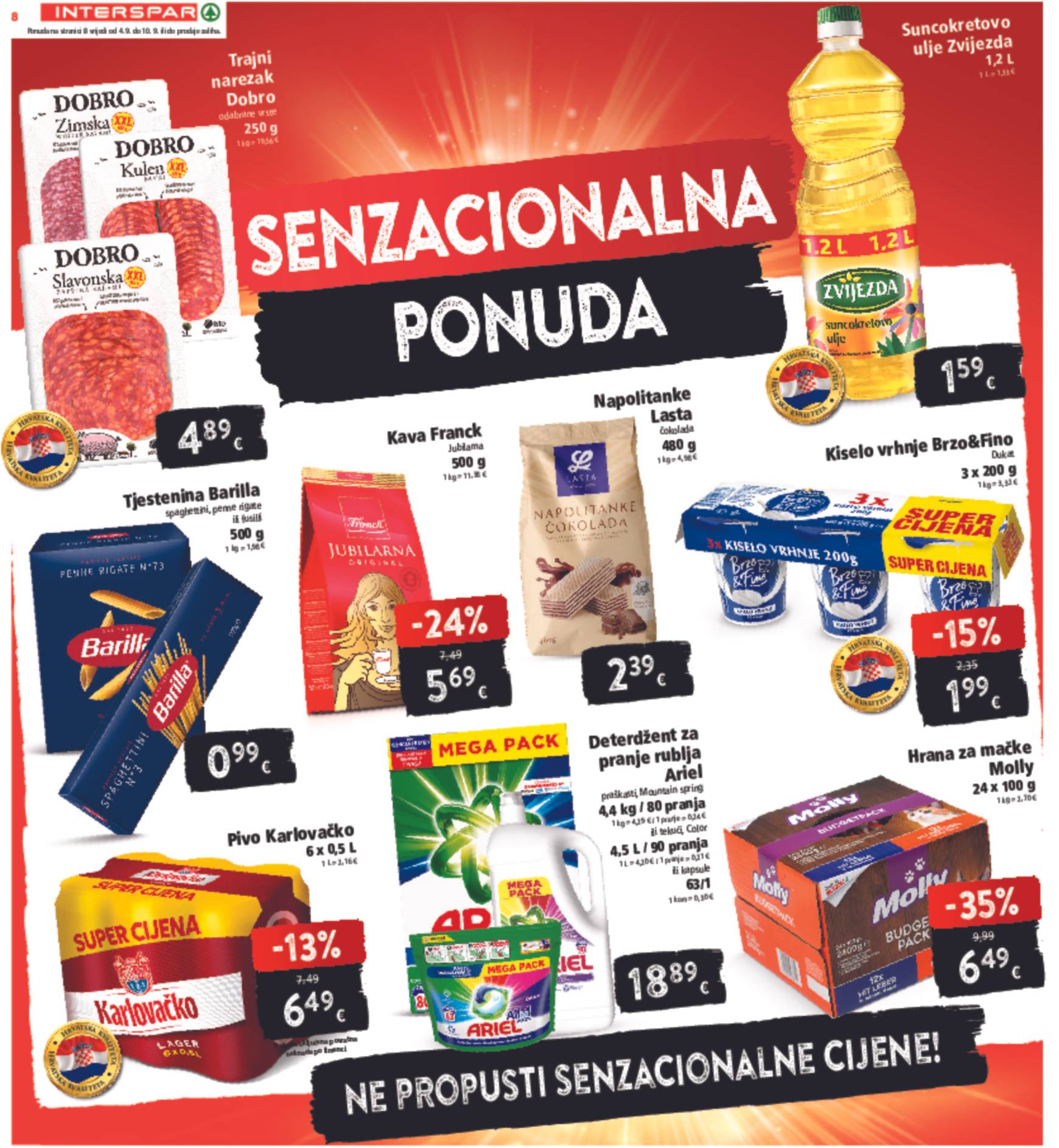 spar - Novi katalog INTERSPAR 04.09. - 10.09. - page: 8