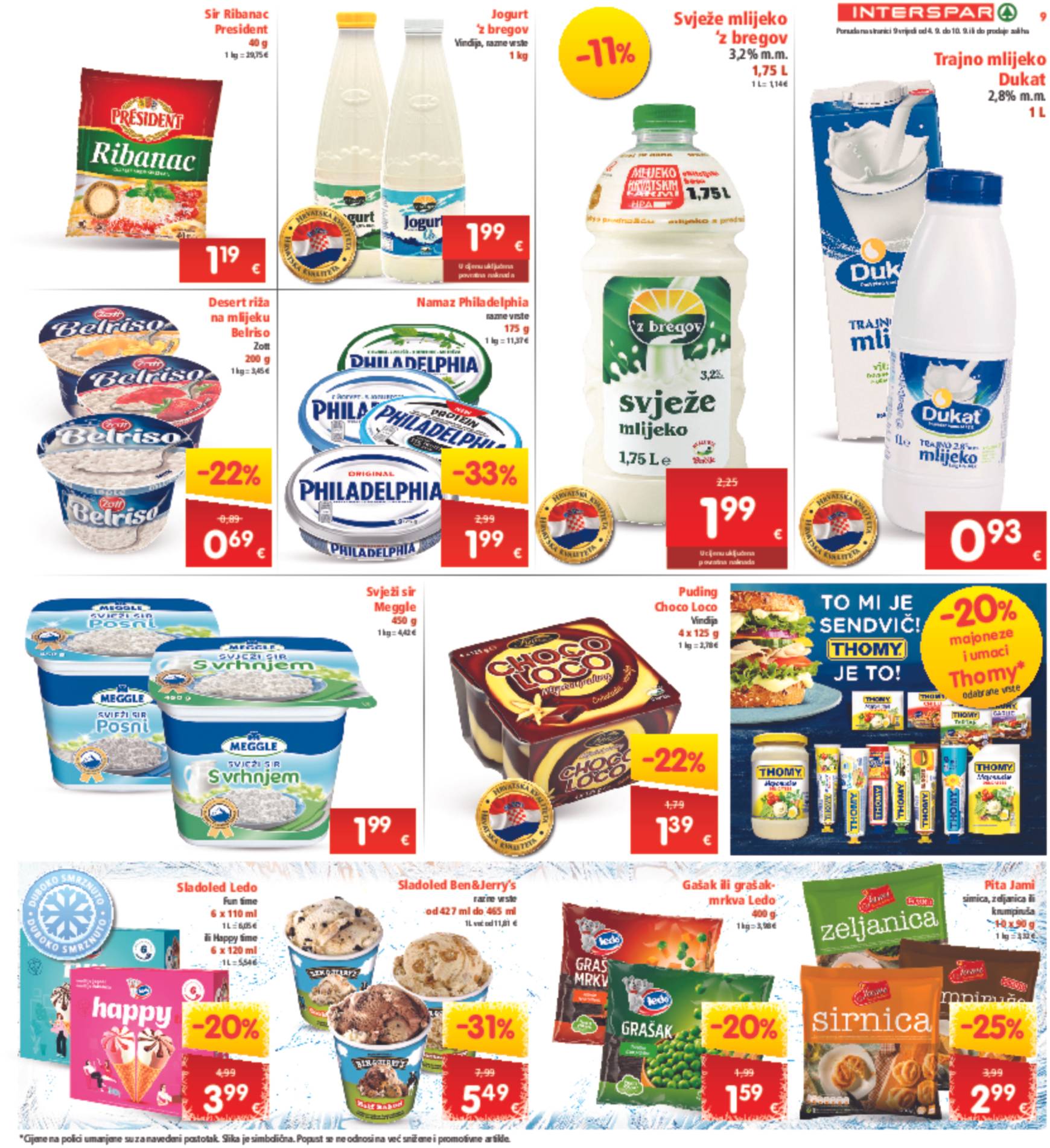 spar - Novi katalog INTERSPAR 04.09. - 10.09. - page: 9