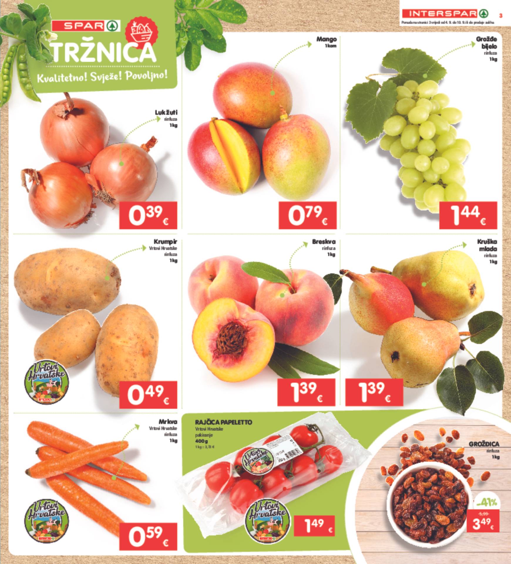 spar - Novi katalog INTERSPAR 04.09. - 10.09. - page: 3