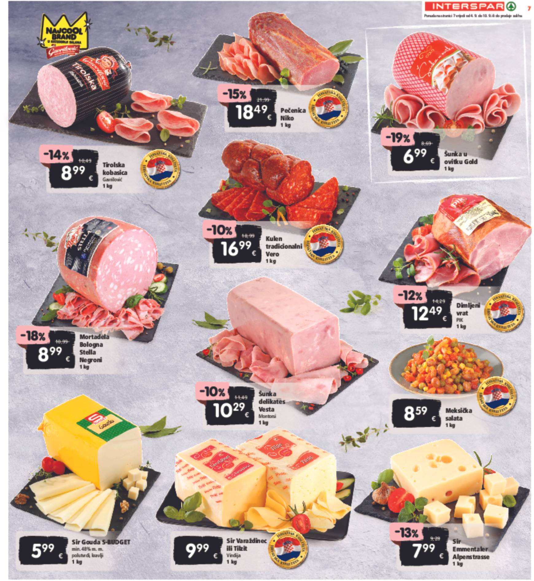 spar - Novi katalog INTERSPAR 04.09. - 10.09. - page: 7