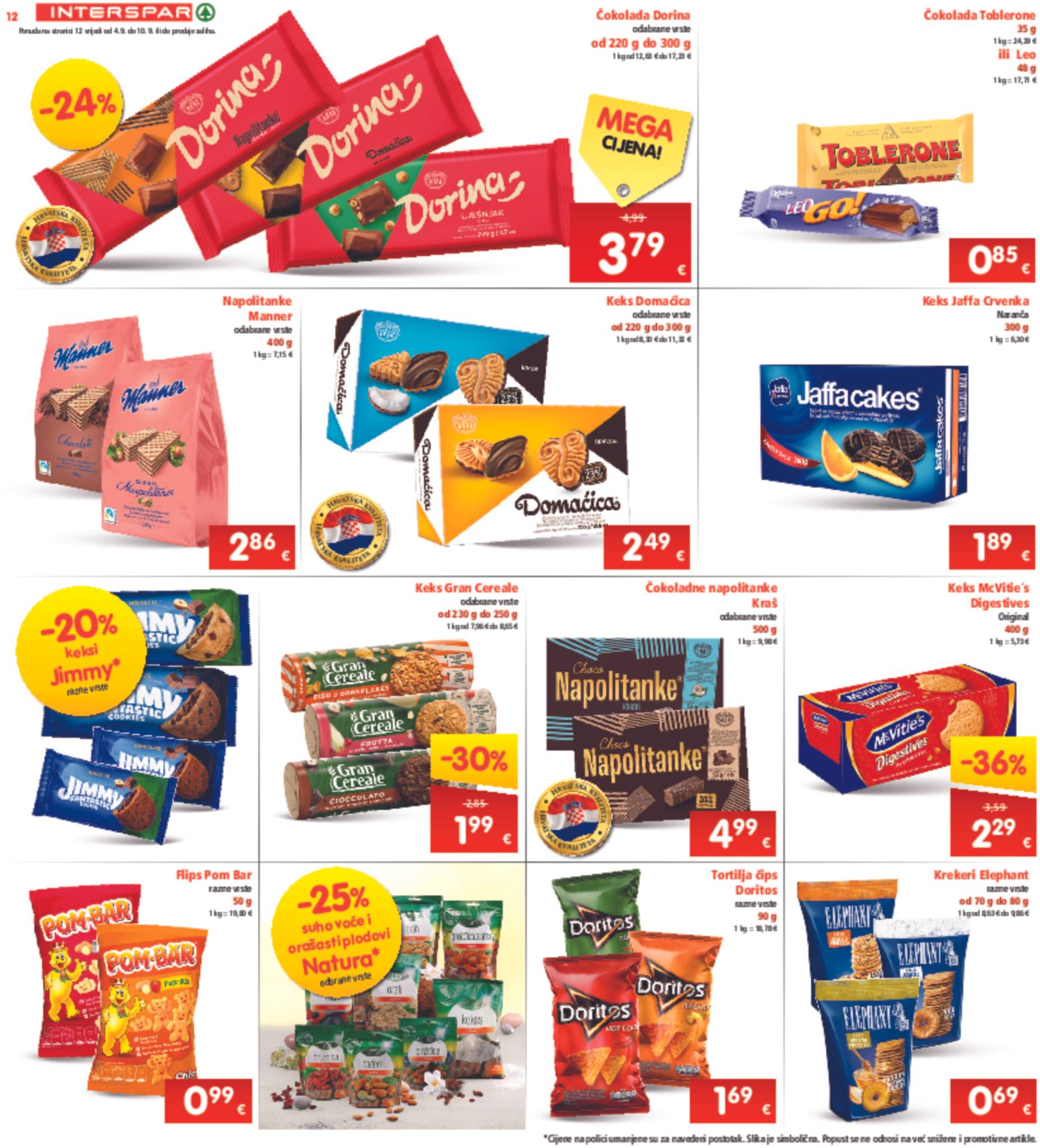 spar - Novi katalog INTERSPAR 04.09. - 10.09. - page: 12