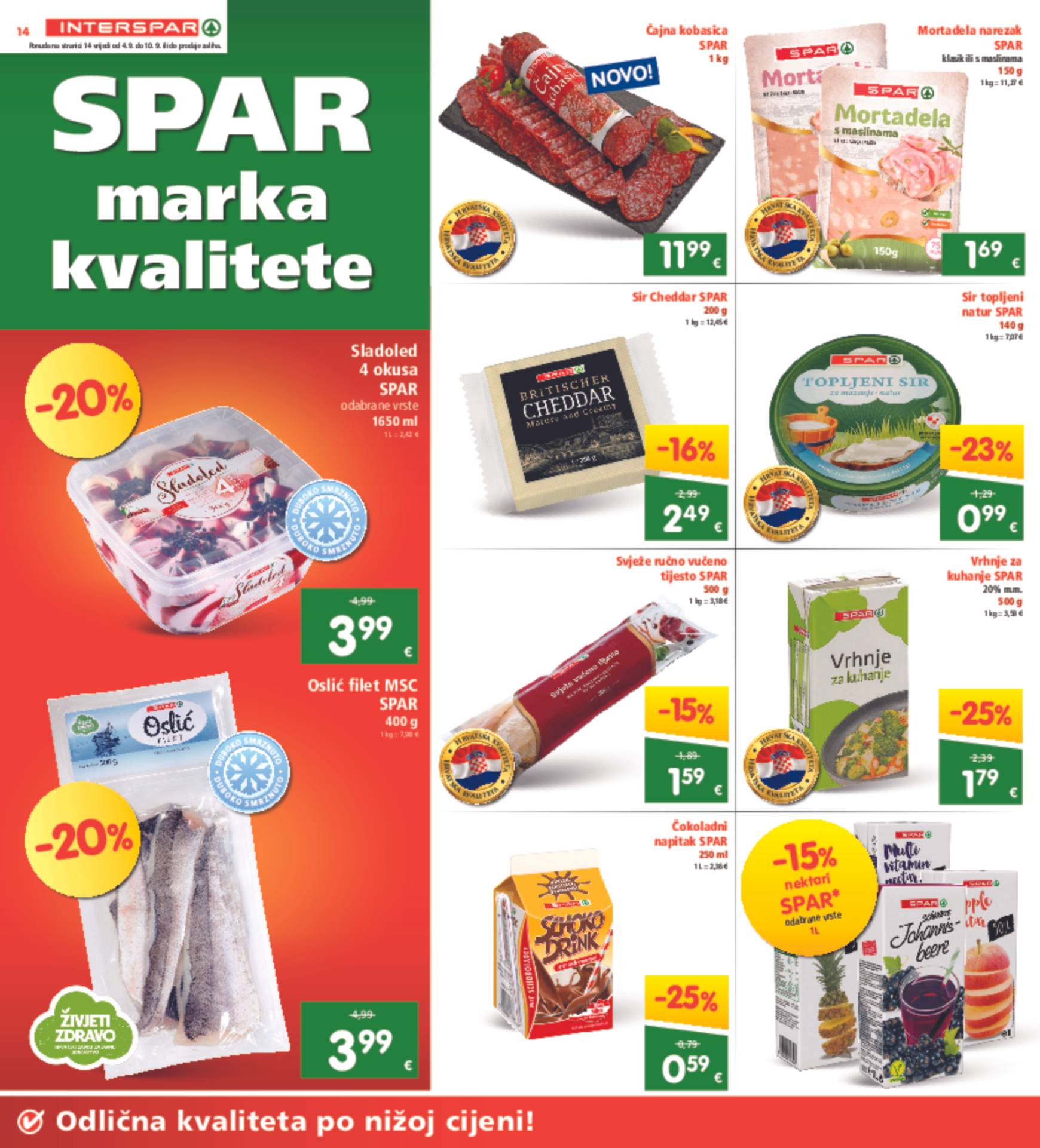 spar - Novi katalog INTERSPAR 04.09. - 10.09. - page: 14