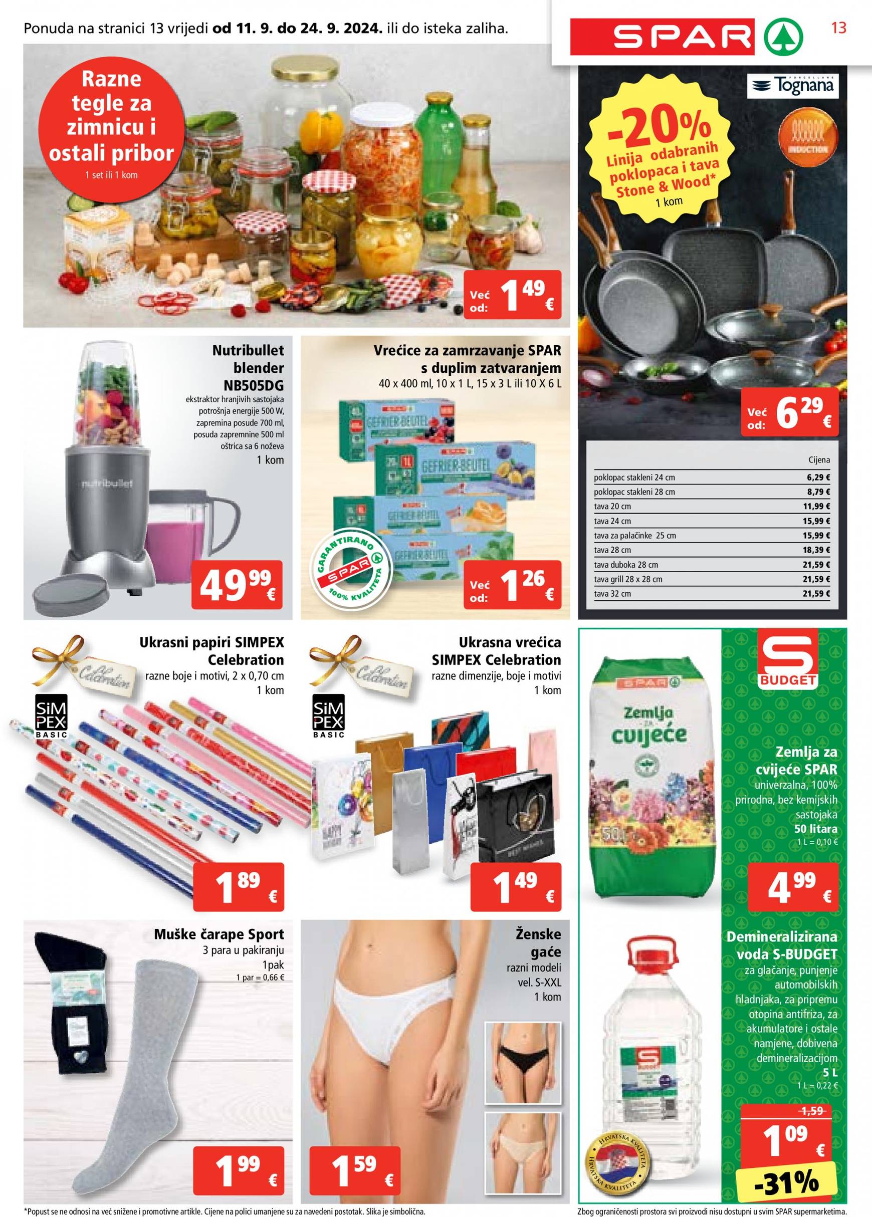 spar - Novi katalog SPAR 11.09. - 17.09. - page: 13