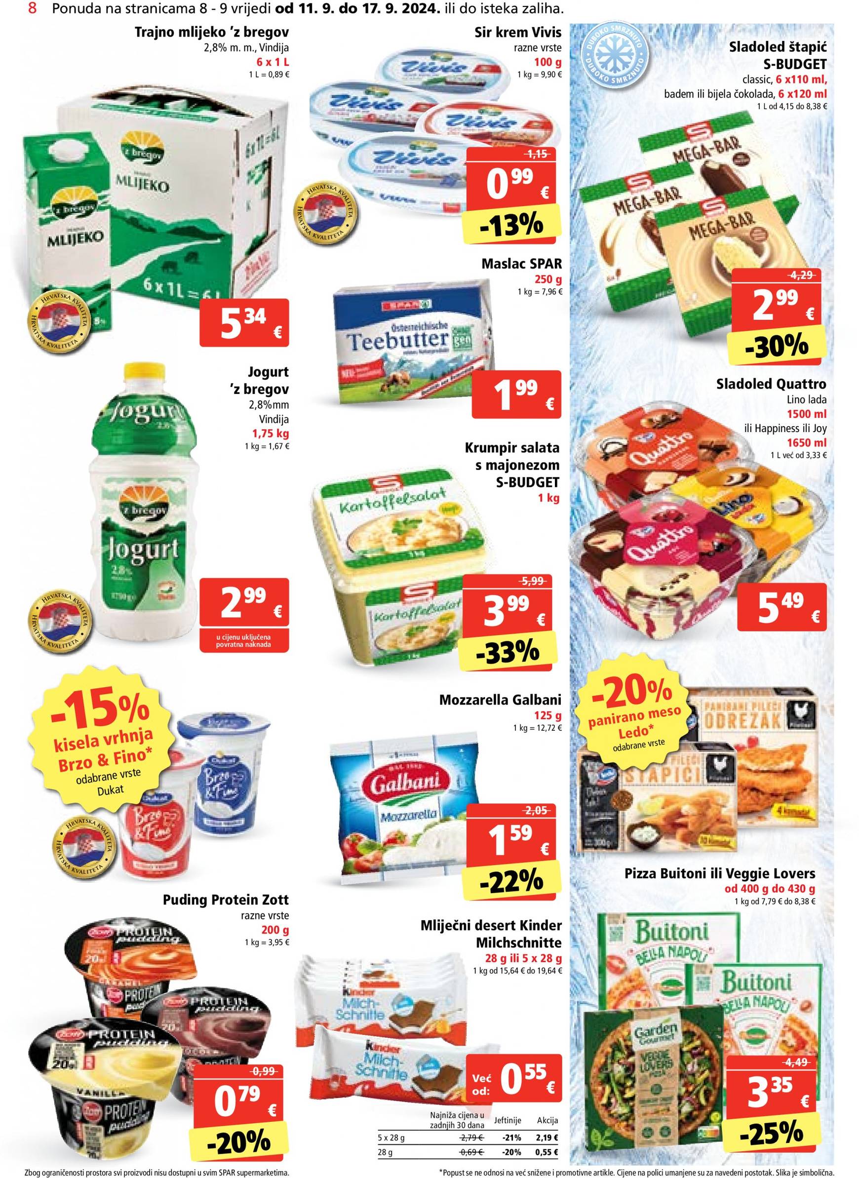 spar - Novi katalog SPAR 11.09. - 17.09. - page: 8