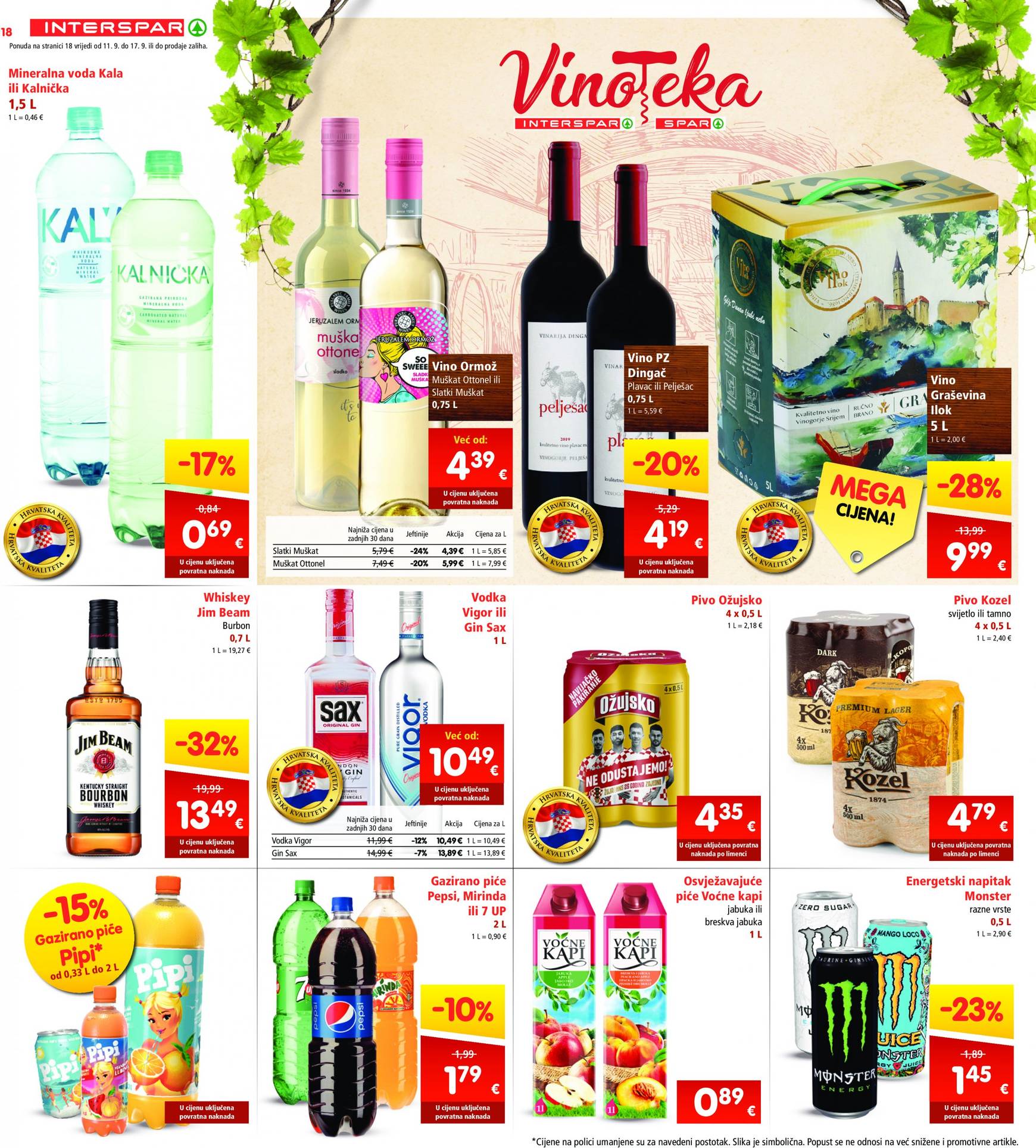 spar - Novi katalog INTERSPAR 11.09. - 17.09. - page: 18