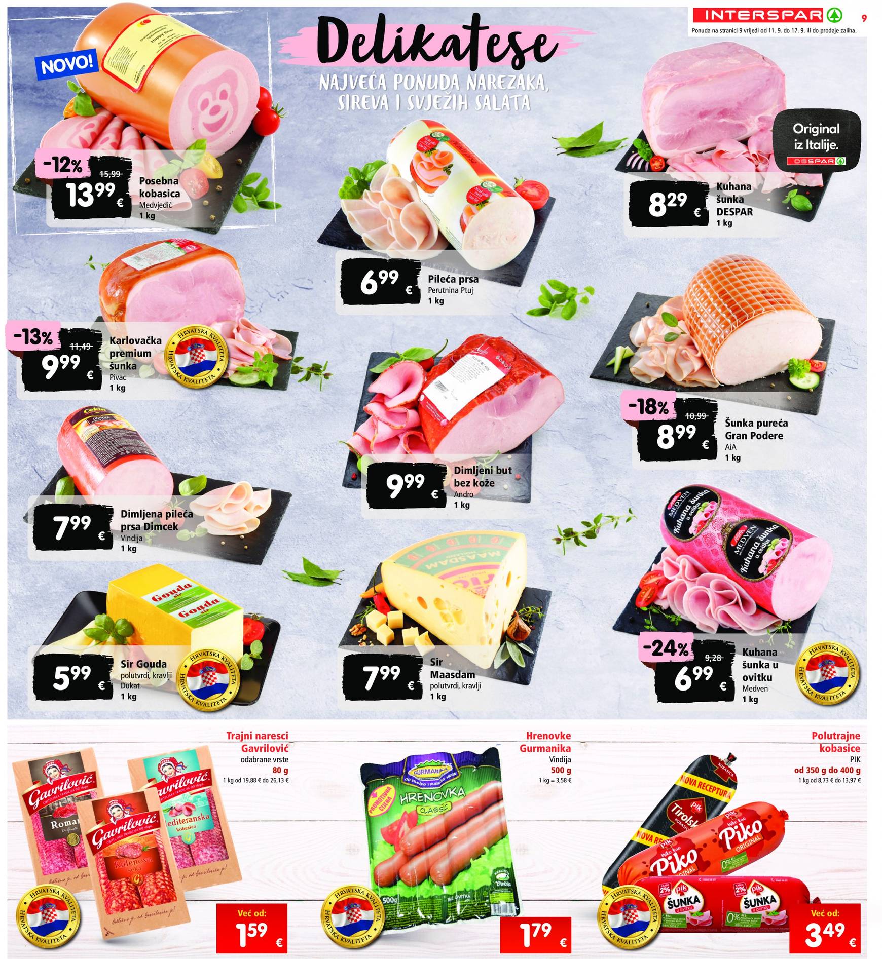 spar - Novi katalog INTERSPAR 11.09. - 17.09. - page: 9