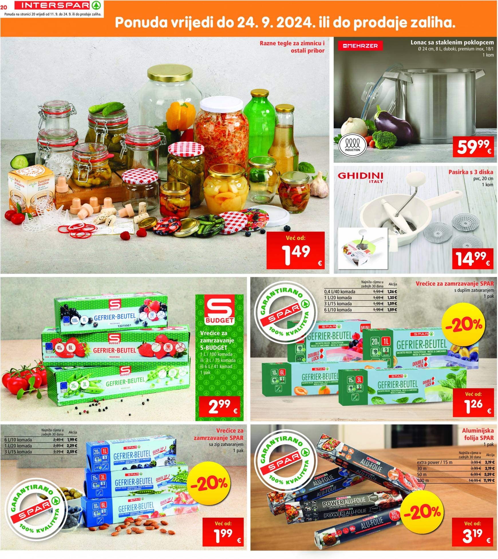 spar - Novi katalog INTERSPAR 11.09. - 17.09. - page: 20