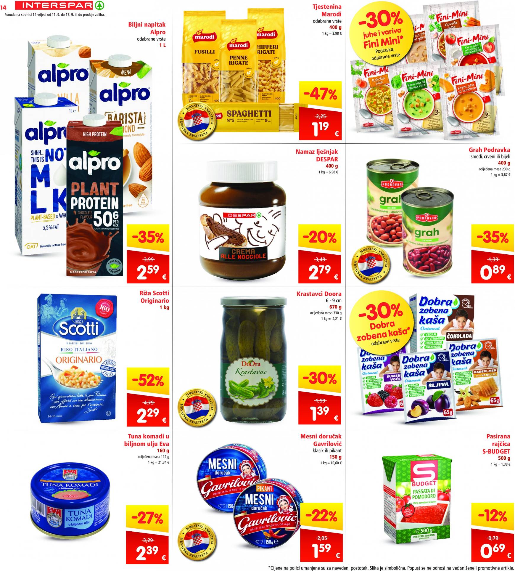 spar - Novi katalog INTERSPAR 11.09. - 17.09. - page: 14