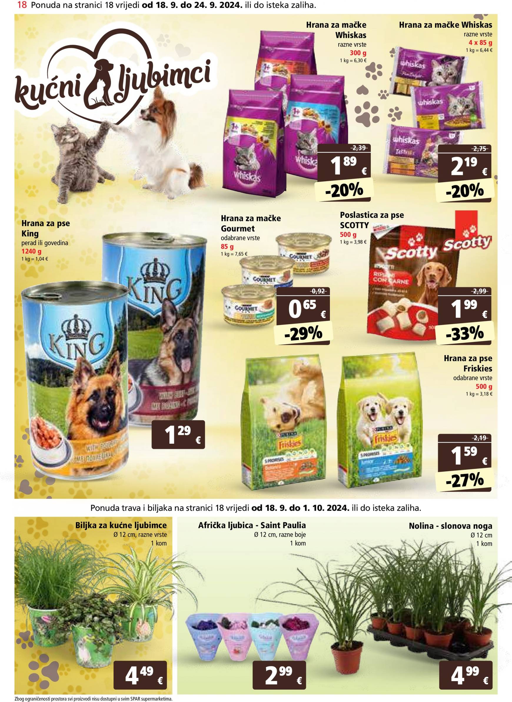 spar - Novi katalog SPAR 18.09. - 24.09. - page: 18