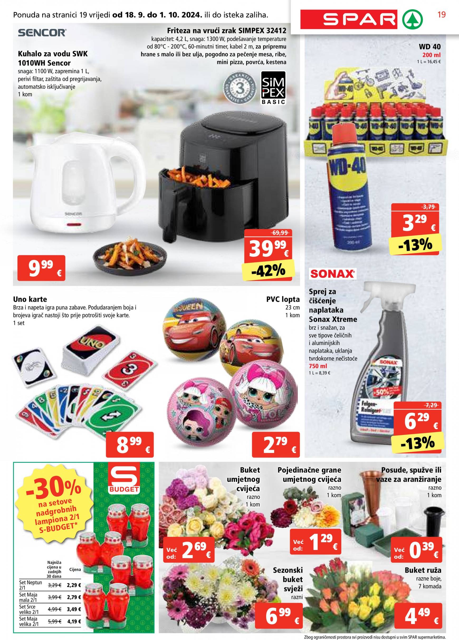 spar - Novi katalog SPAR 18.09. - 24.09. - page: 19