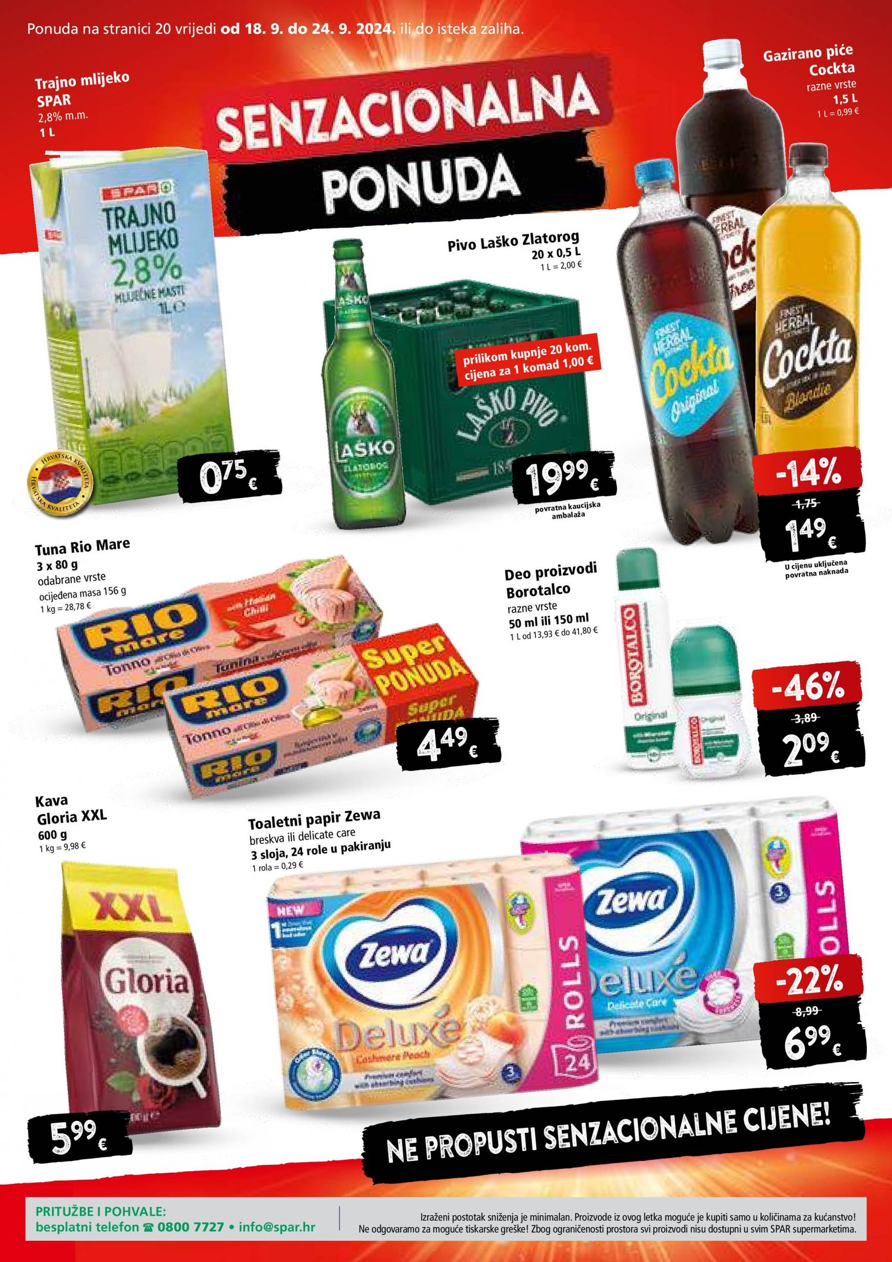 spar - Novi katalog SPAR 18.09. - 24.09. - page: 20