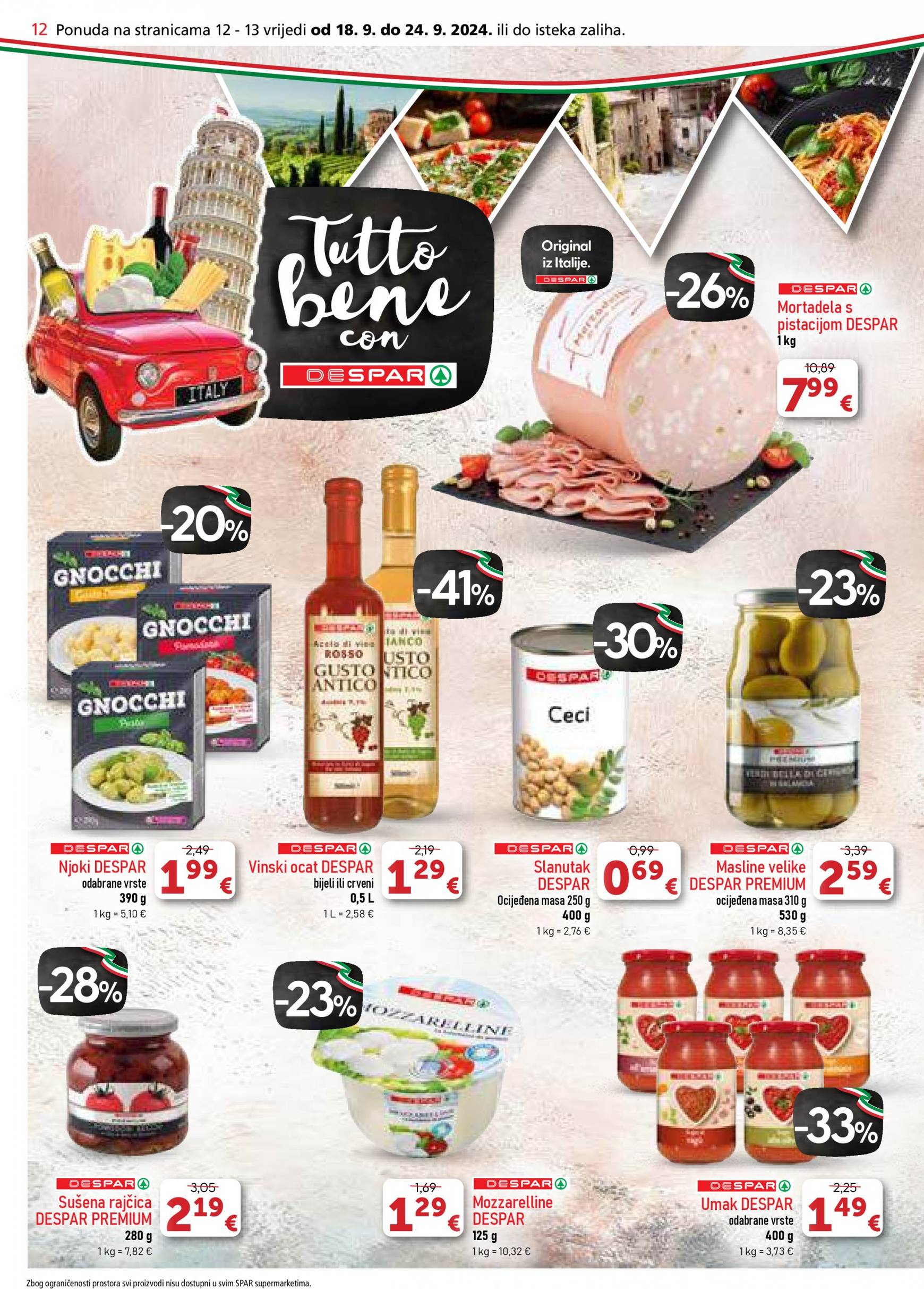 spar - Novi katalog SPAR 18.09. - 24.09. - page: 12