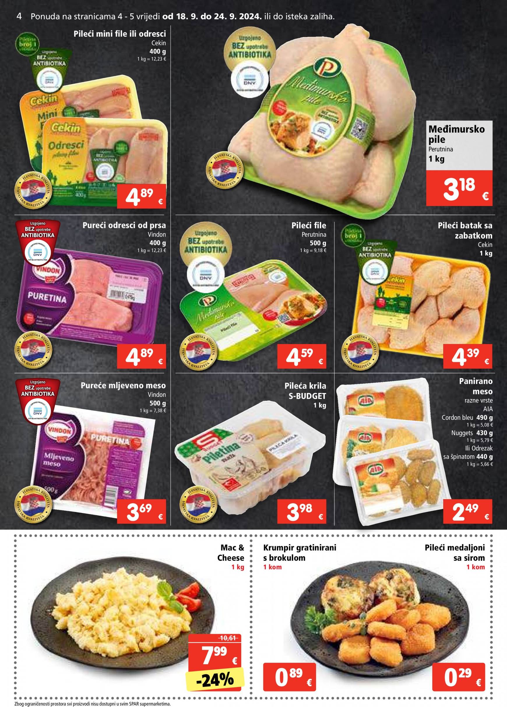 spar - Novi katalog SPAR 18.09. - 24.09. - page: 4