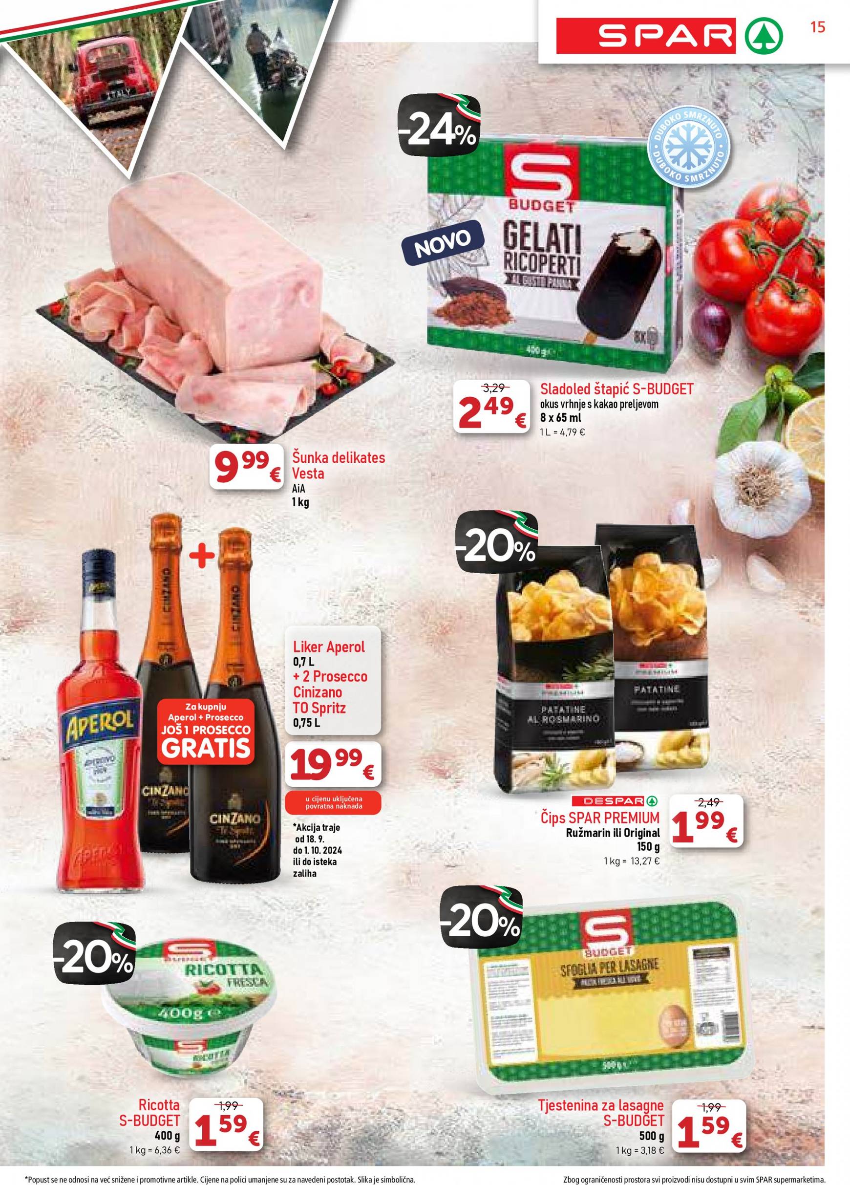 spar - Novi katalog SPAR 18.09. - 24.09. - page: 15