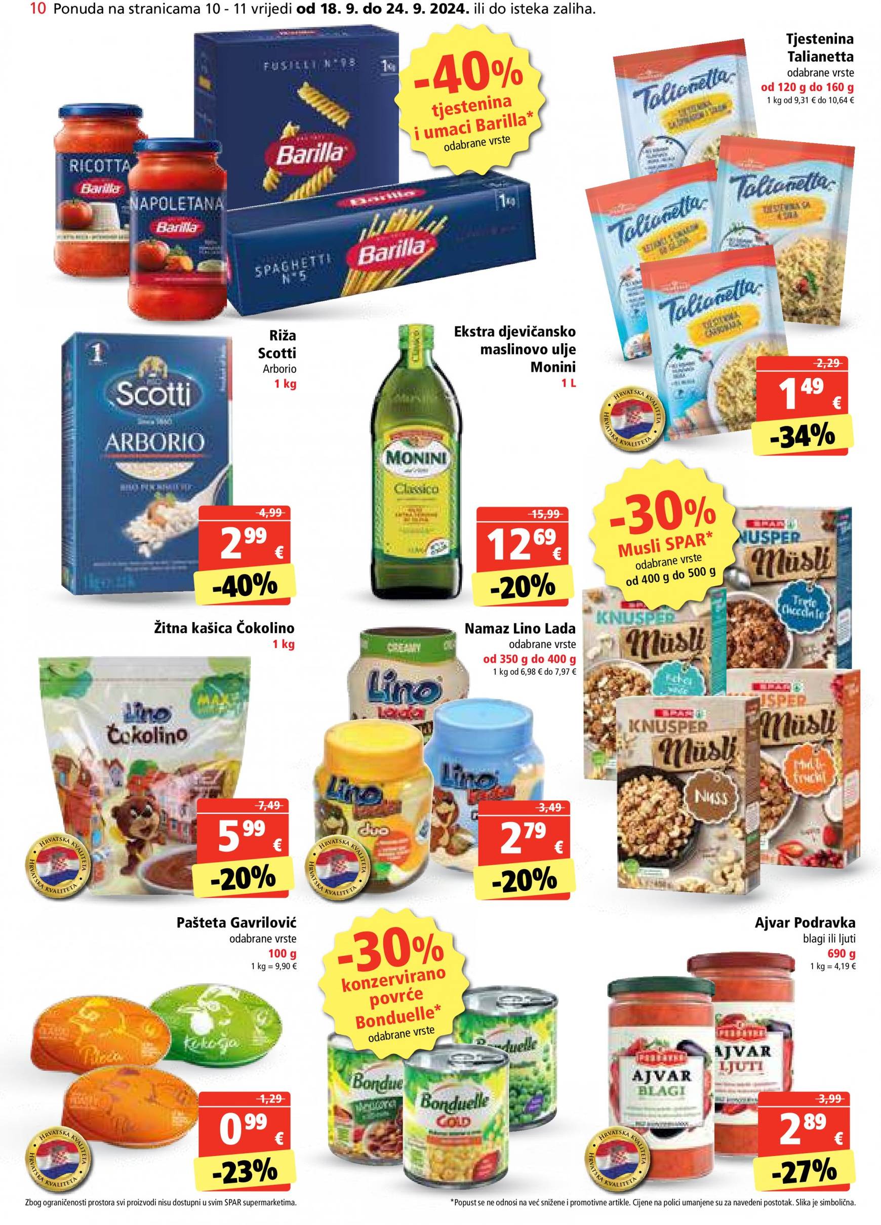 spar - Novi katalog SPAR 18.09. - 24.09. - page: 10