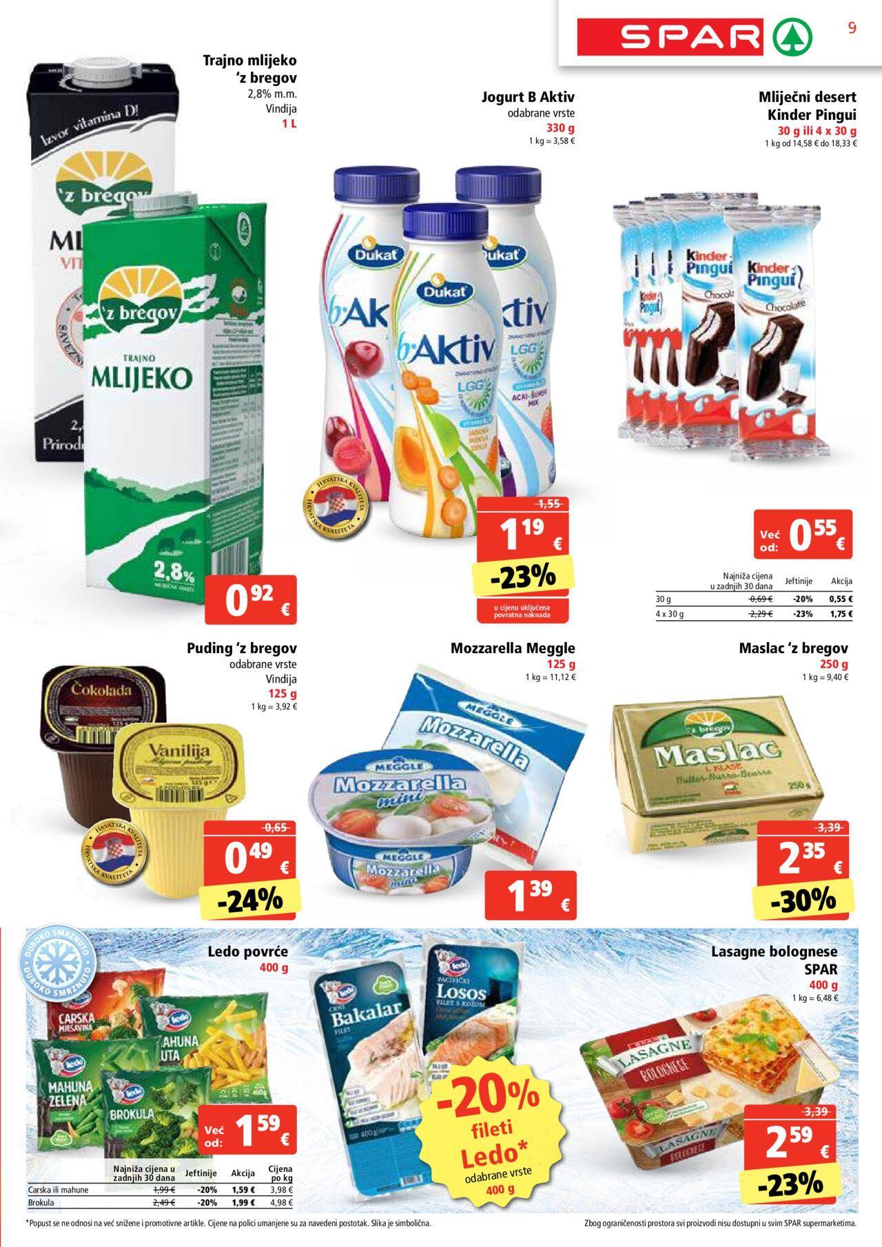 spar - Katalog Spar novi 25.09.2024 - 01.10.2024 - page: 9