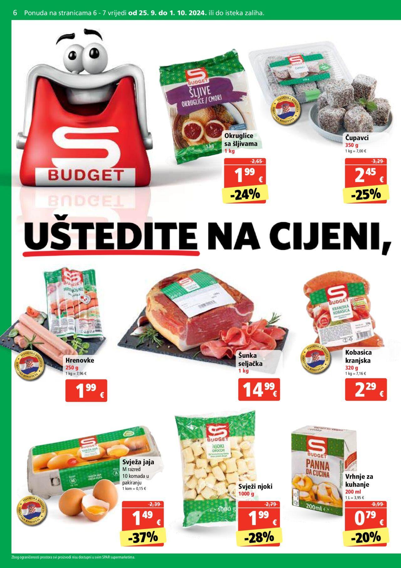 spar - Katalog Spar novi 25.09.2024 - 01.10.2024 - page: 6